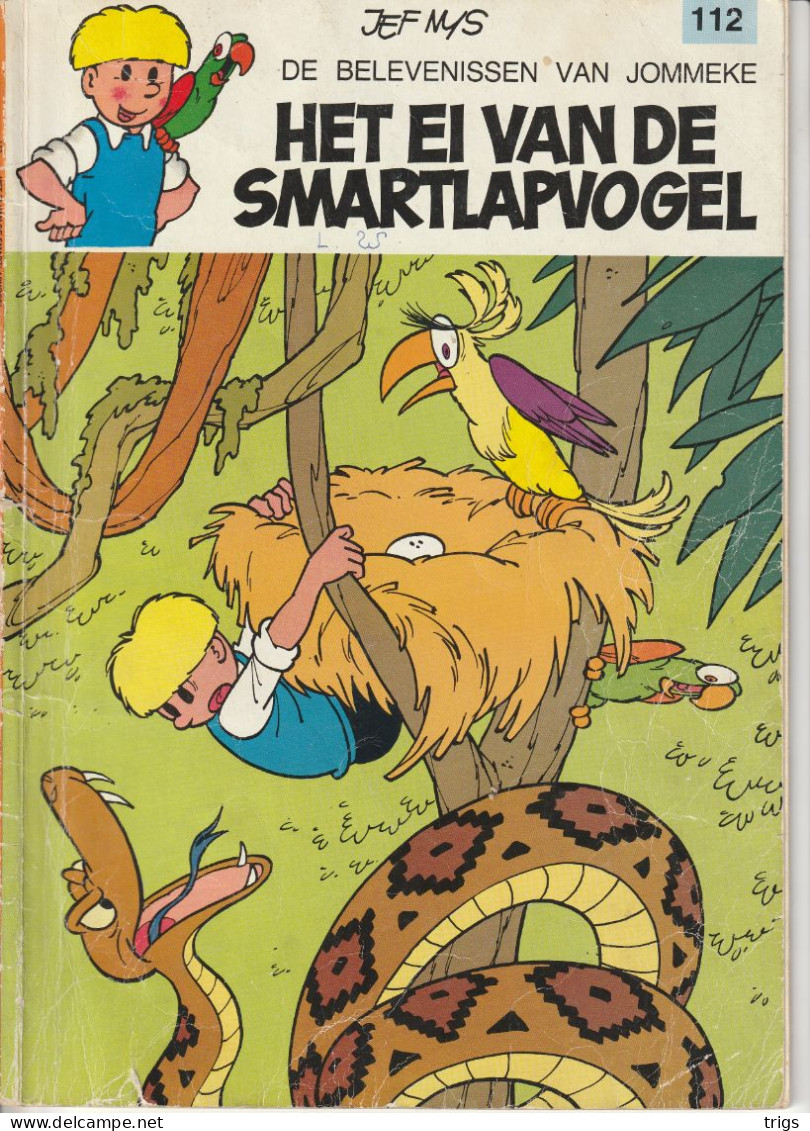 N° 112 - Het Ei Van De Smartlapvogel - Jommeke