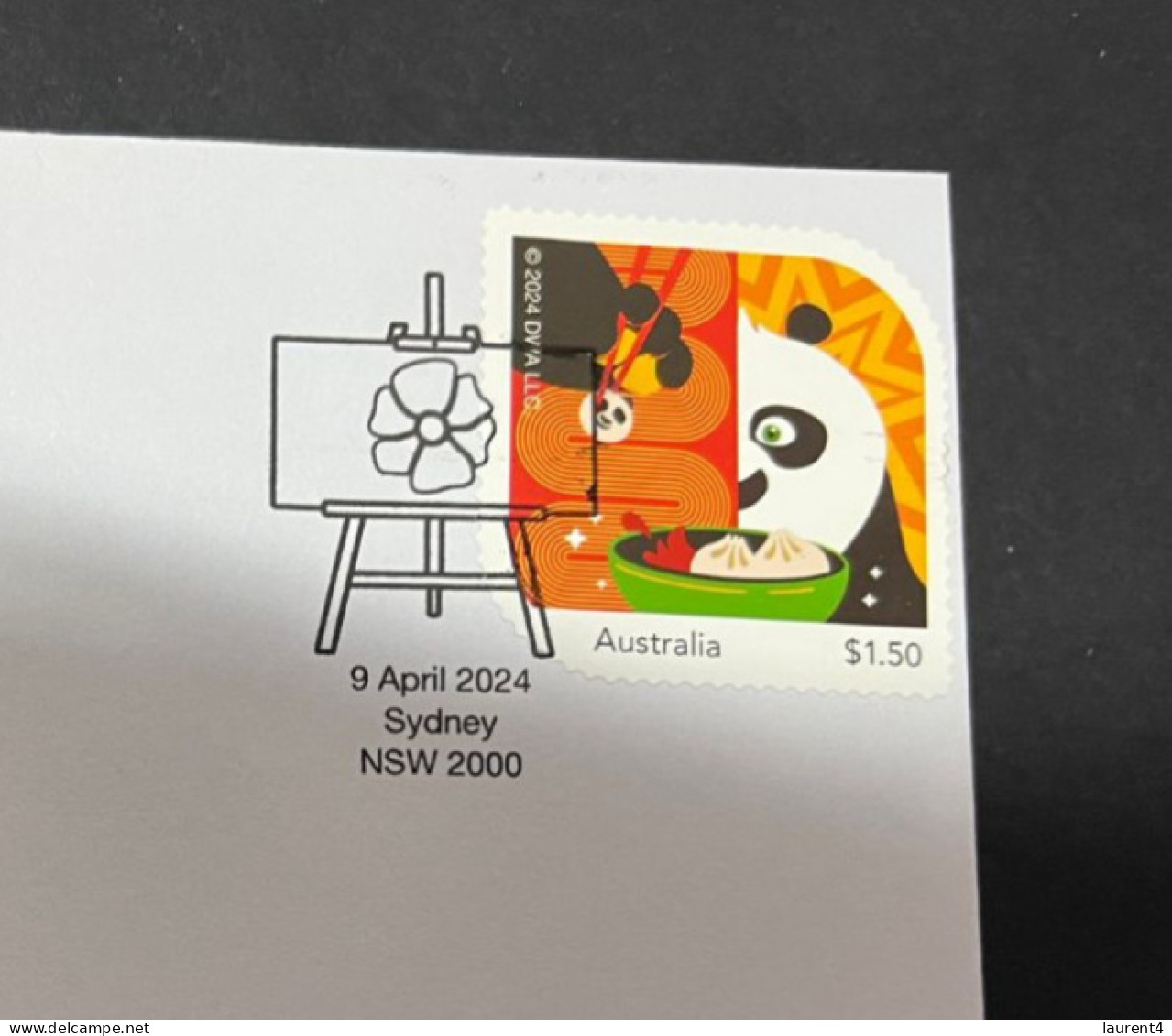 12-4-2024 (1 Z 42) Kung Fu Panda (4) Latest $ 1.50 Stamp Released In Australia On 9-4-2024 - Autres & Non Classés