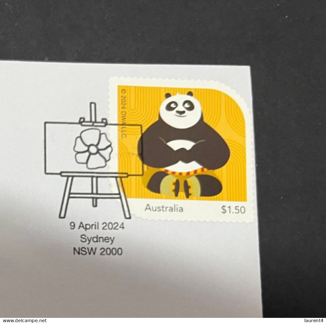 12-4-2024 (1 Z 42) Kung Fu Panda (4) Latest $ 1.50 Stamp Released In Australia On 9-4-2024 - Autres & Non Classés