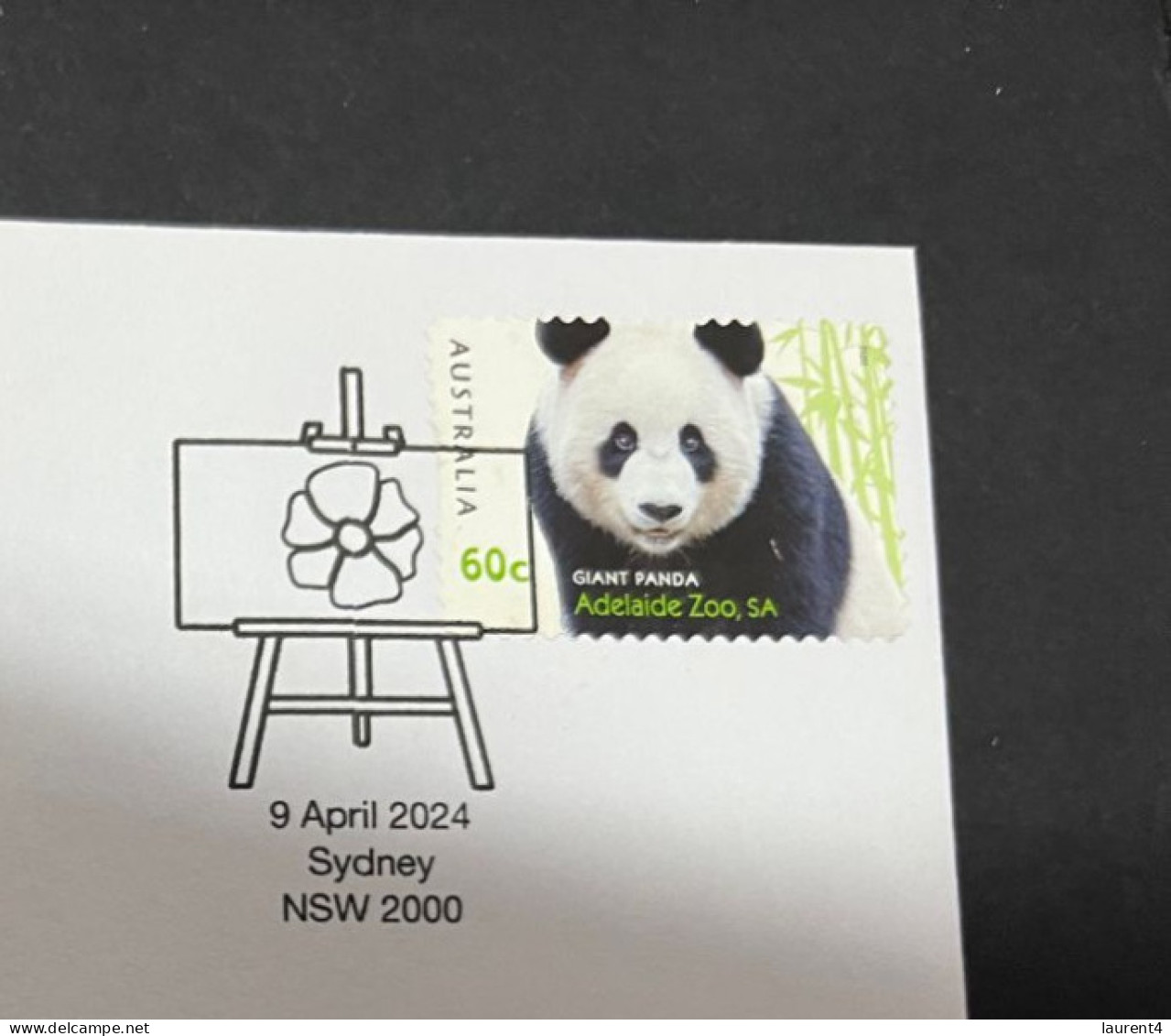 12-4-2024 (1 Z 42) Kung Fu Panda (4) With Panda Bear Stamp - Bears