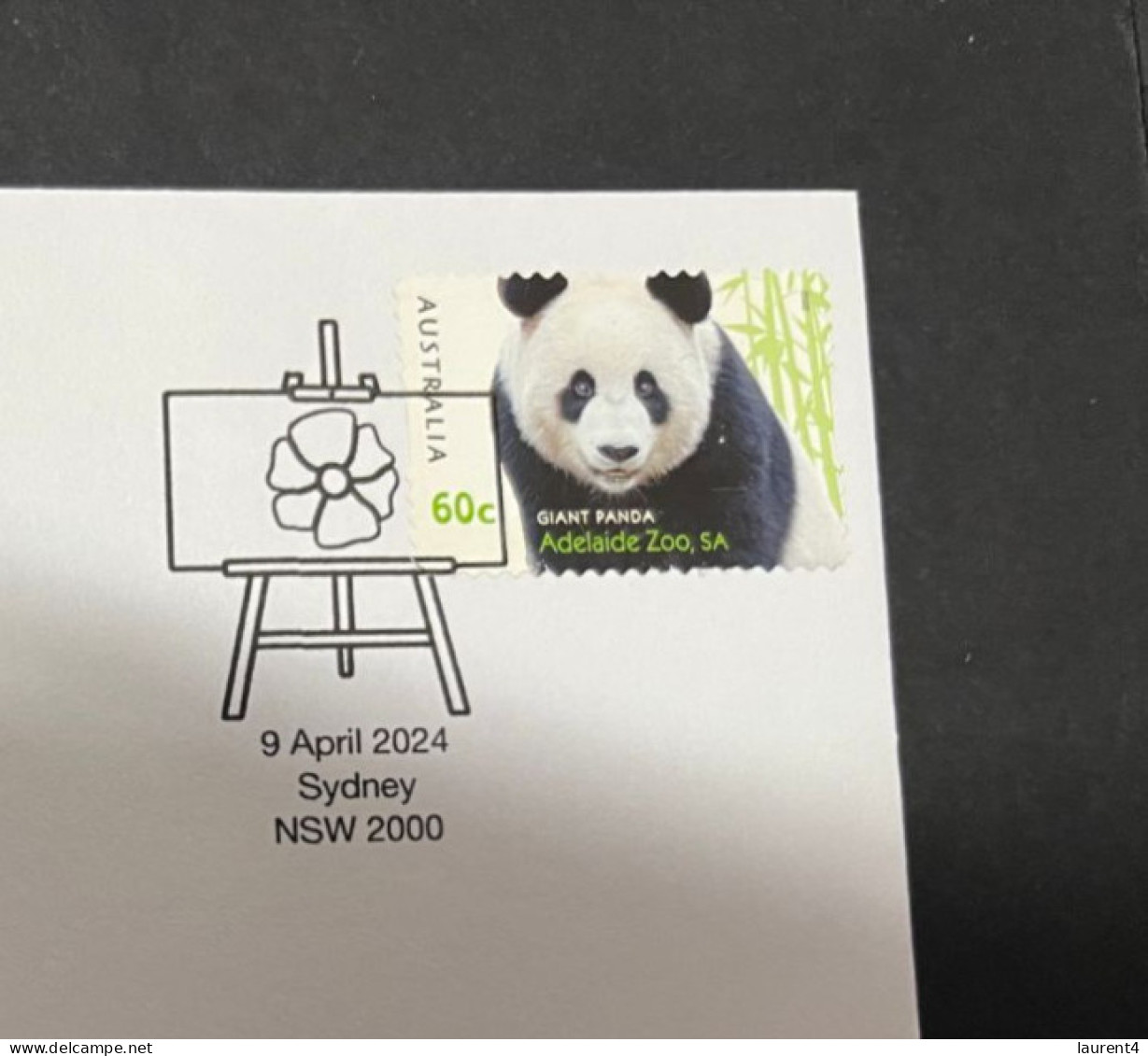 12-4-2024 (1 Z 42) Kung Fu Panda (4) With Panda Bear Stamp - Orsi