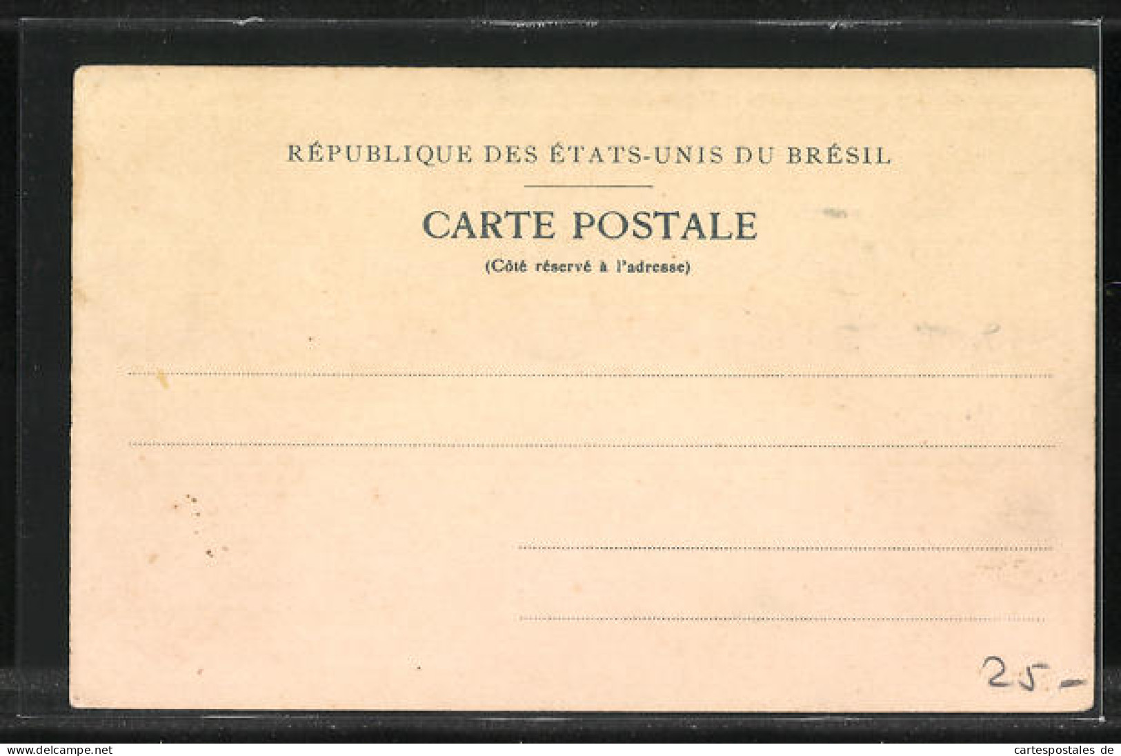 Lithographie Brazil, Briefmarken Und Fahne  - Timbres (représentations)