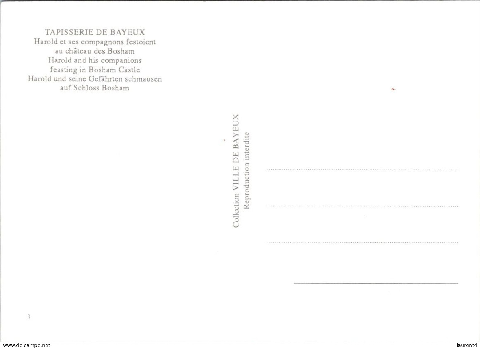12-4-2024 (1 Z 43) France - Tapisserie De Bayeux (2 Postcards) - Objets D'art