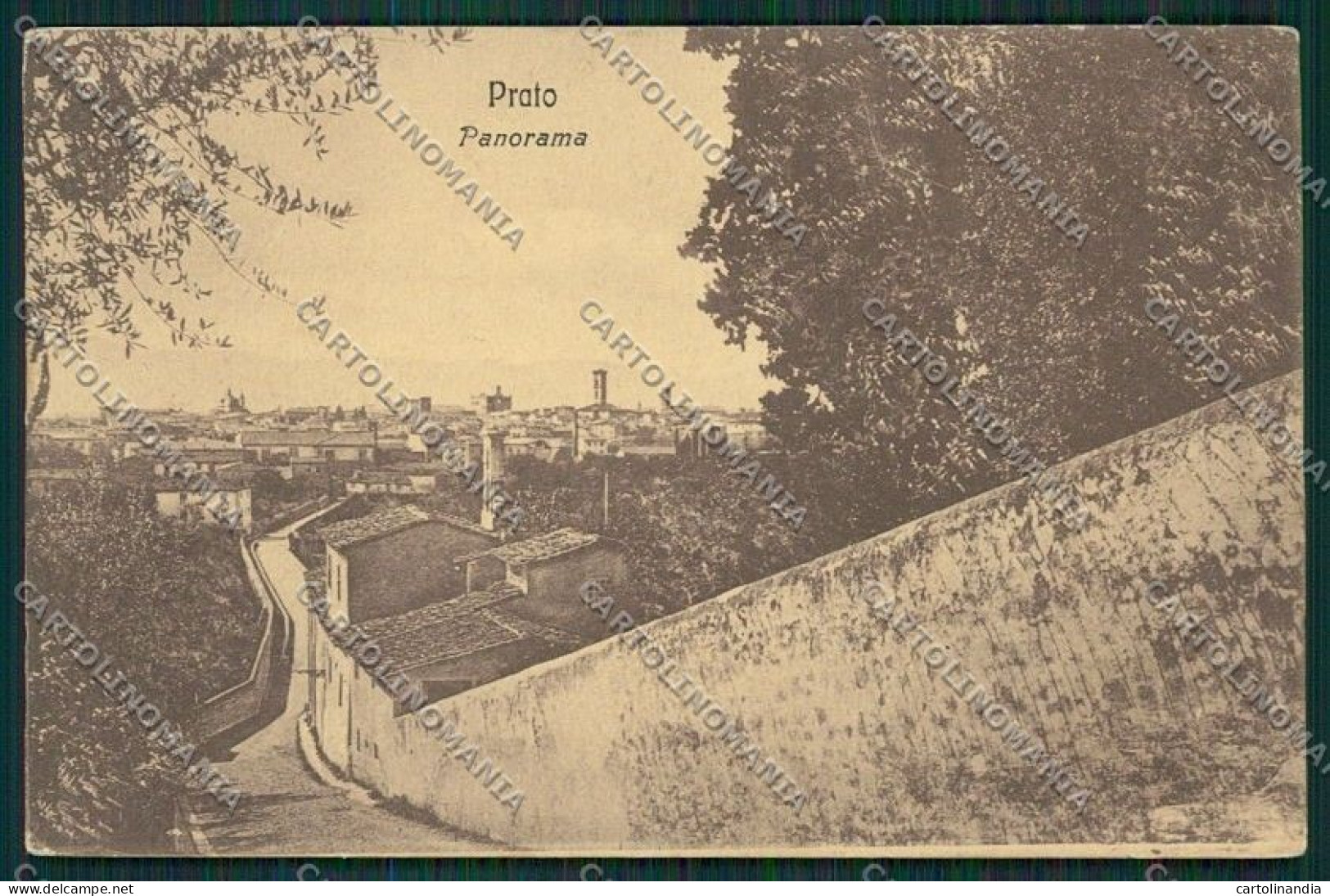 Prato Città SCOLLATA Cartolina QQ1672 - Prato