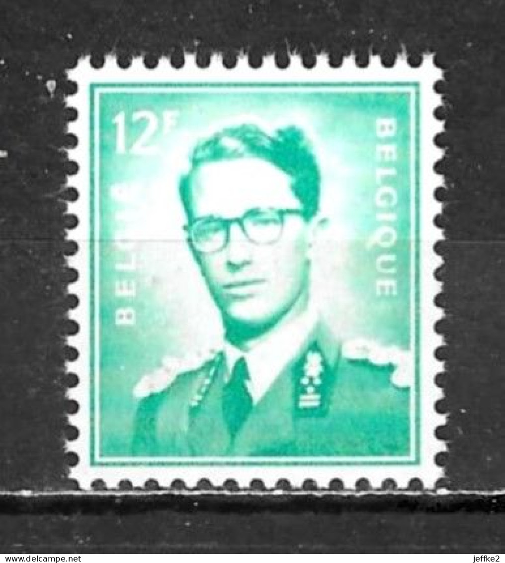 1371**  Baudouin Marchand - Papier Blanc (P2) - MNH** - LOOK!!!! - 1953-1972 Anteojos