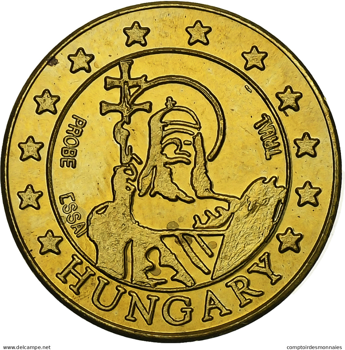 Hongrie, Médaille, Essai 10 Cents, Laiton, SPL+ - Autres & Non Classés