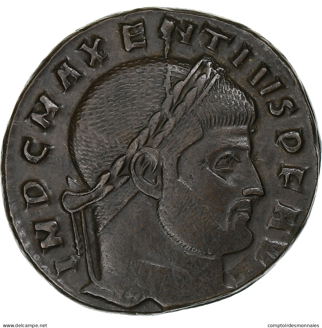 Maxence, Follis, 307-308, Rome, Bronze, TTB+, RIC:202a - L'Empire Chrétien (307 à 363)