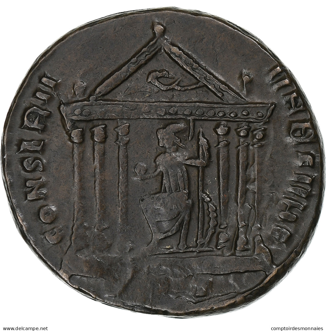 Maxence, Follis, 307-308, Rome, Bronze, TTB+, RIC:202a - L'Empire Chrétien (307 à 363)