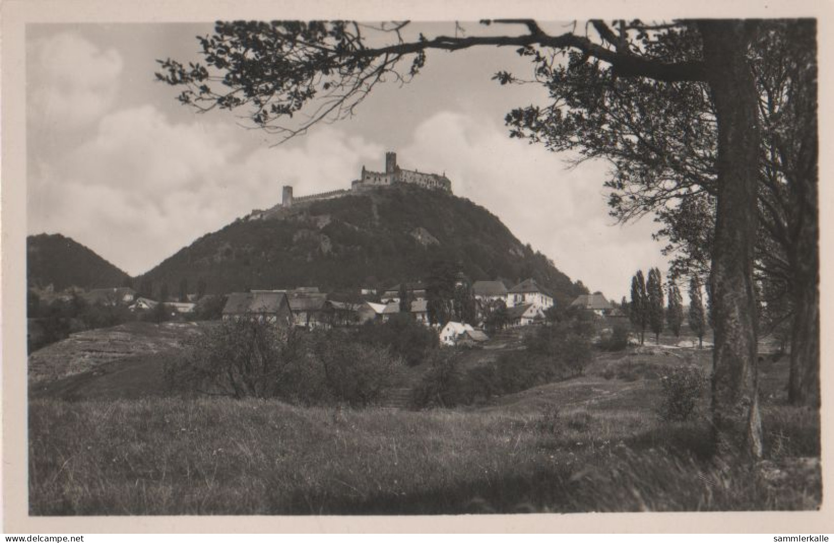 29846 - Bösig - Mit Burgruine - Ca. 1940 - Sudeten