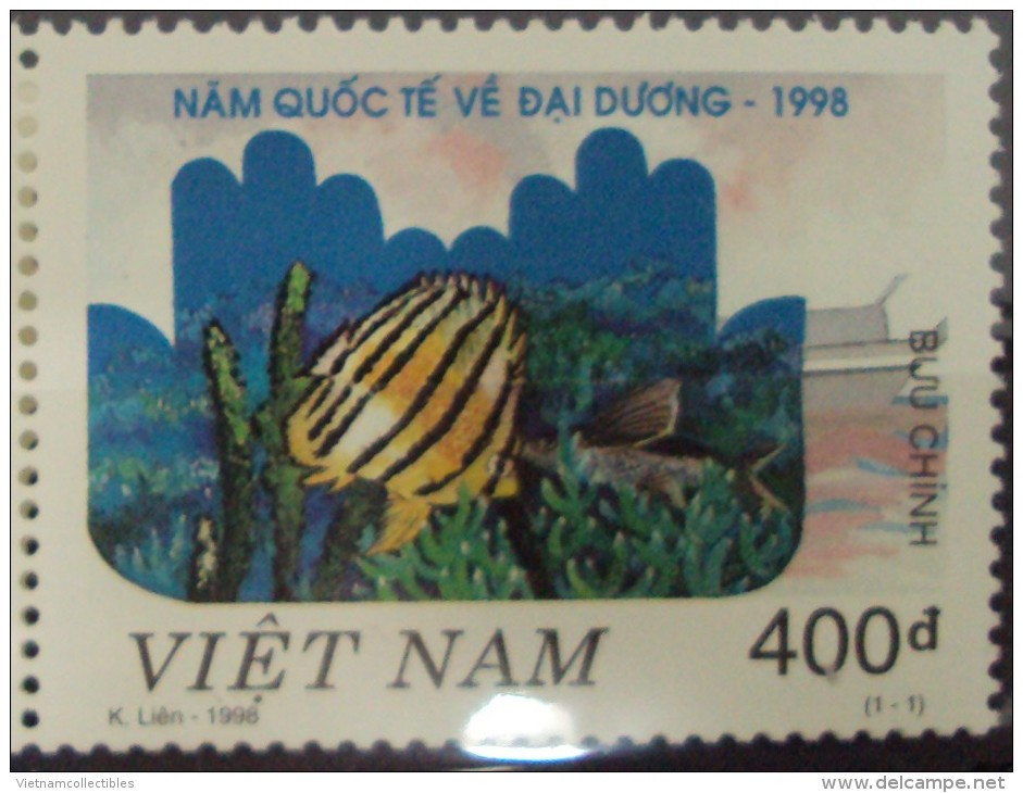 Vietnam Viet Nam MNH Perf Stamp 1998 : International Year Of The Ocean / Fish / Marine Life (Ms782) - Vietnam