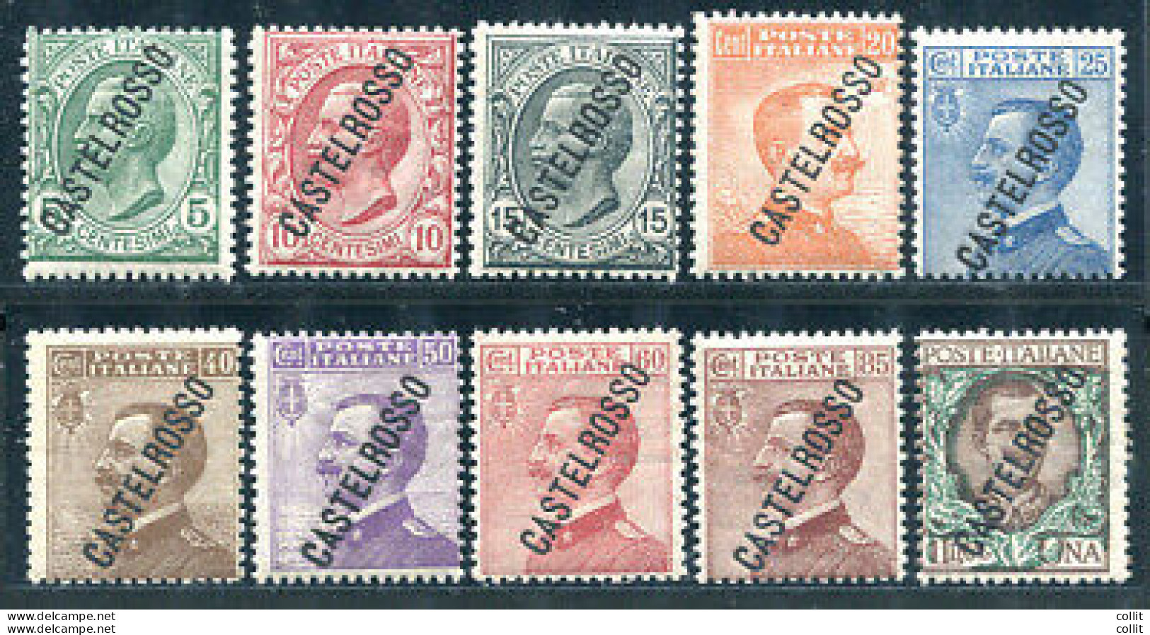 Castelrosso N. 15/24 Serie Completa MNH - Local And Autonomous Issues