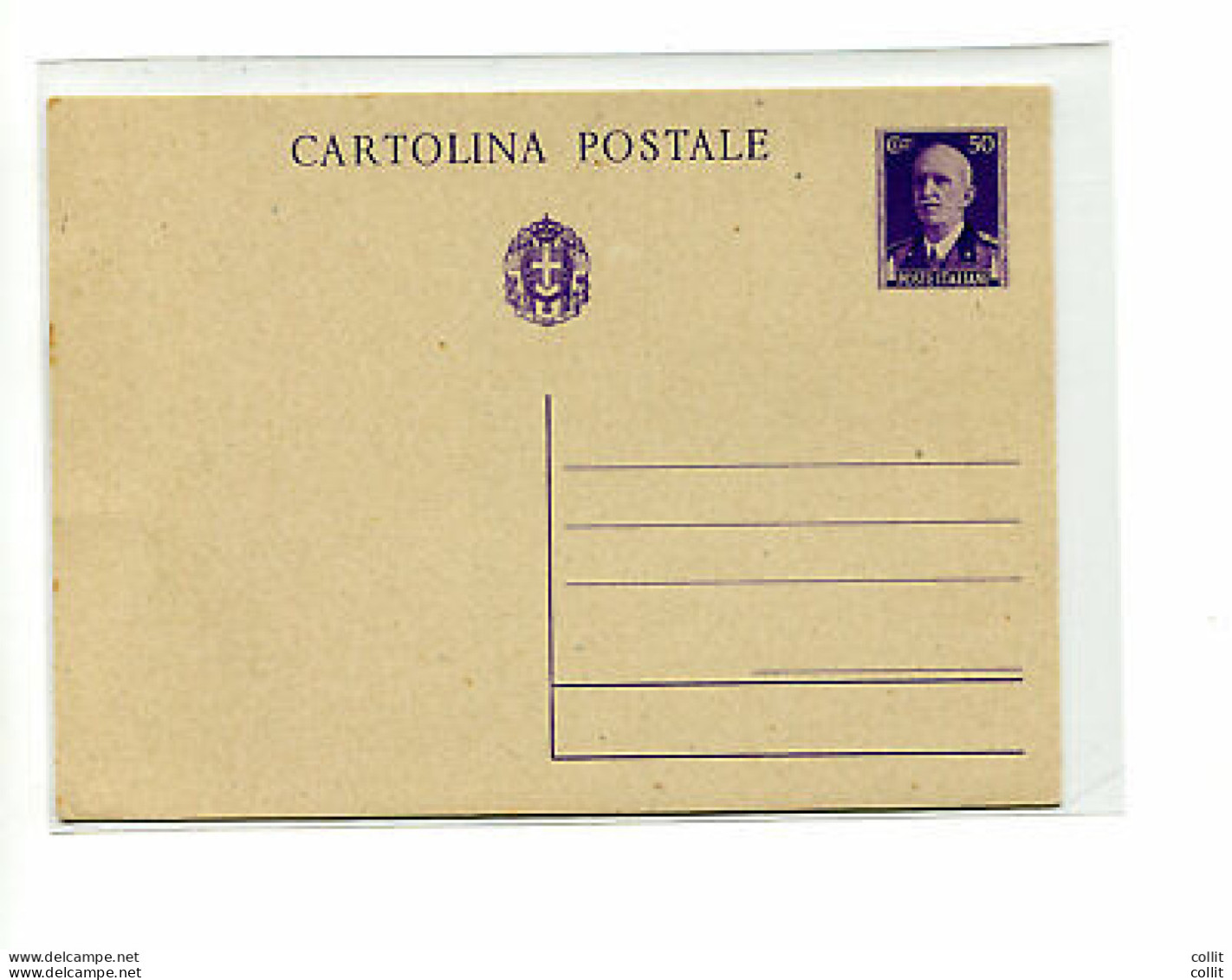 Cartolina Postale Per L'Africa Orientale C. 50 Impero N. C 95 - Postwaardestukken