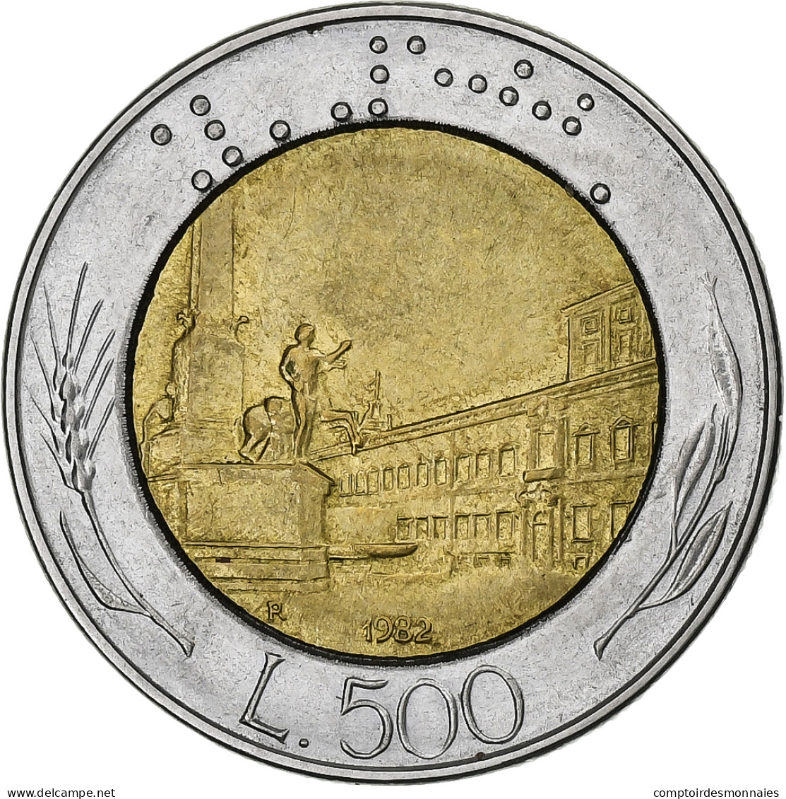 Italie, 500 Lire, 1982, Rome, Bimétallique, TB+, KM:111 - 500 Lire
