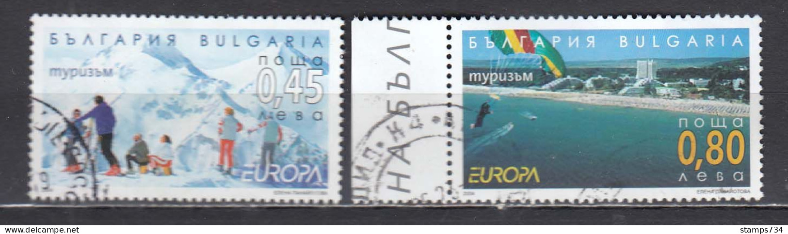 Bulgaria 2004 - EUROPA: Holidays, Mi-Nr. 4649/50, Used - Gebraucht