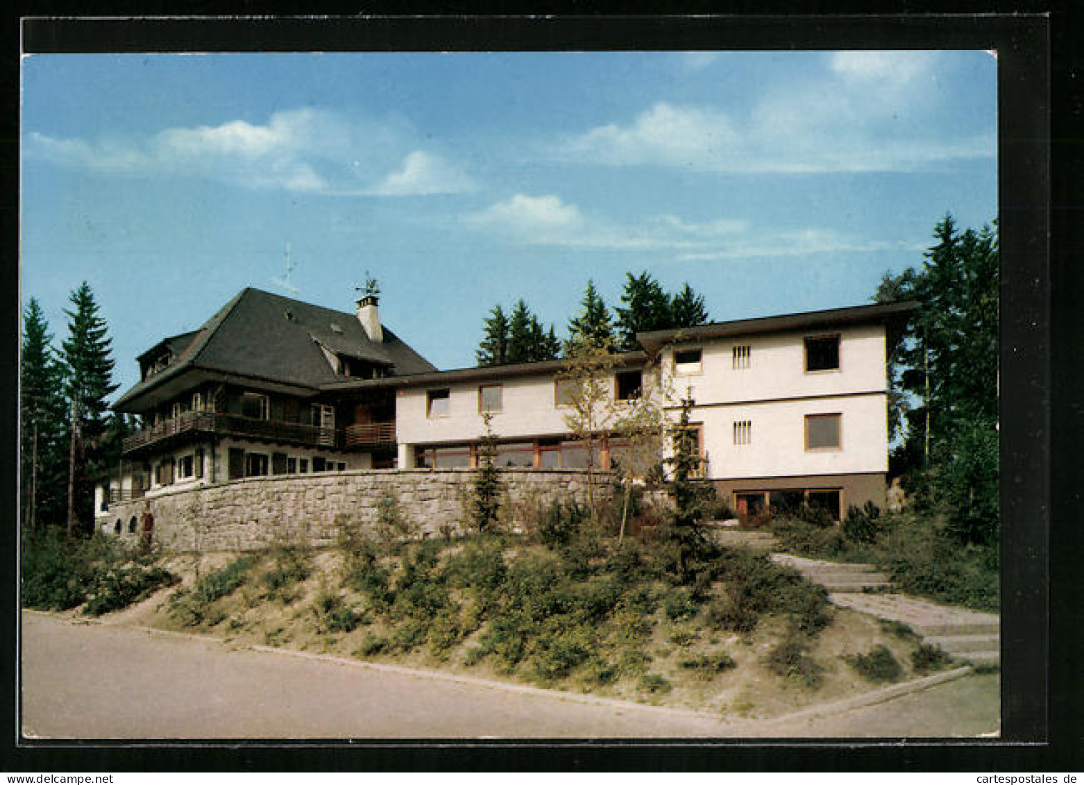 AK Schluchsee /Schwarzwald, Jugendherberge Mit Strassenpartie  - Schluchsee