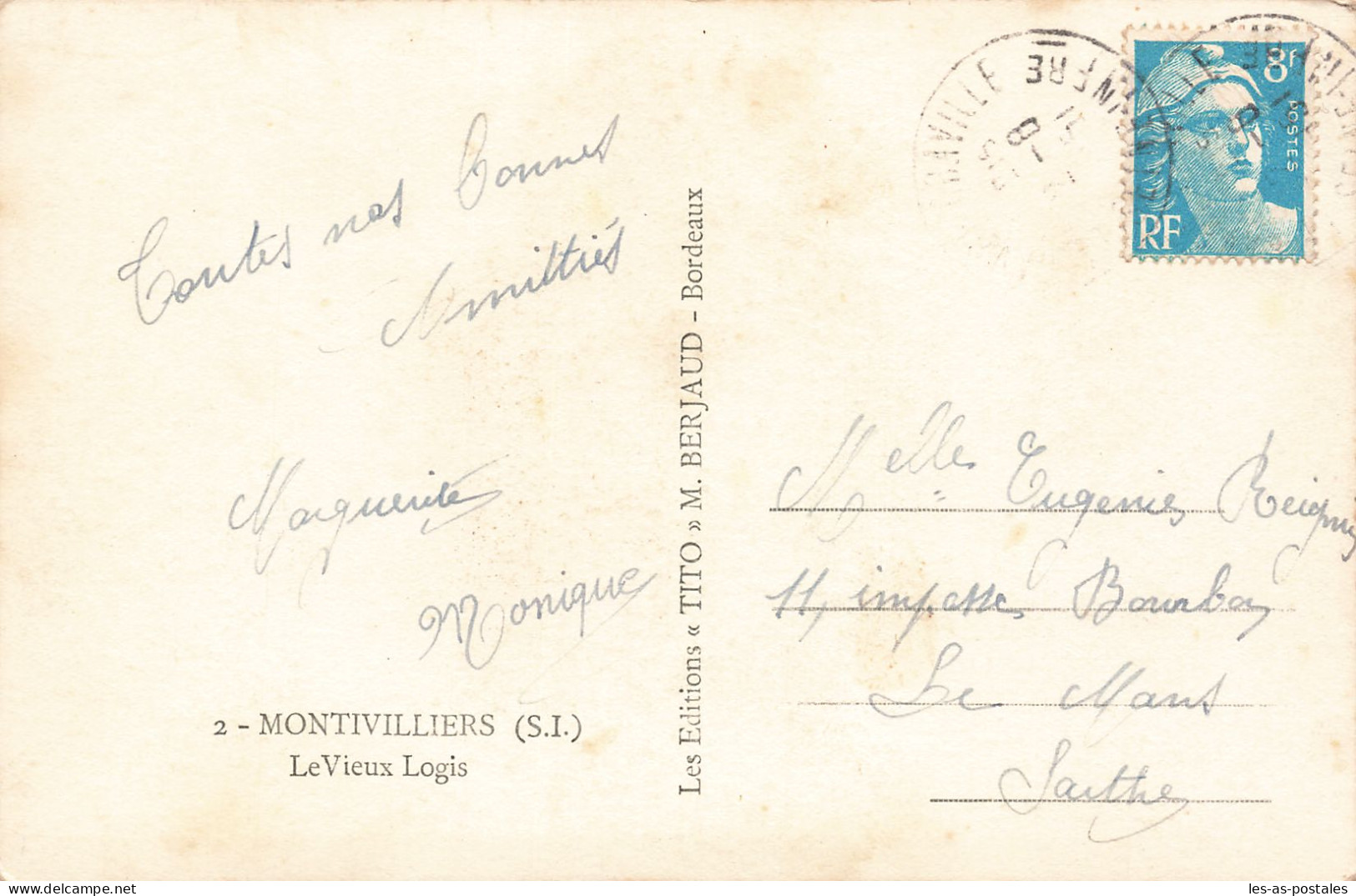 76 MONTIVILLIERS LE VIEUX LOGIS - Montivilliers