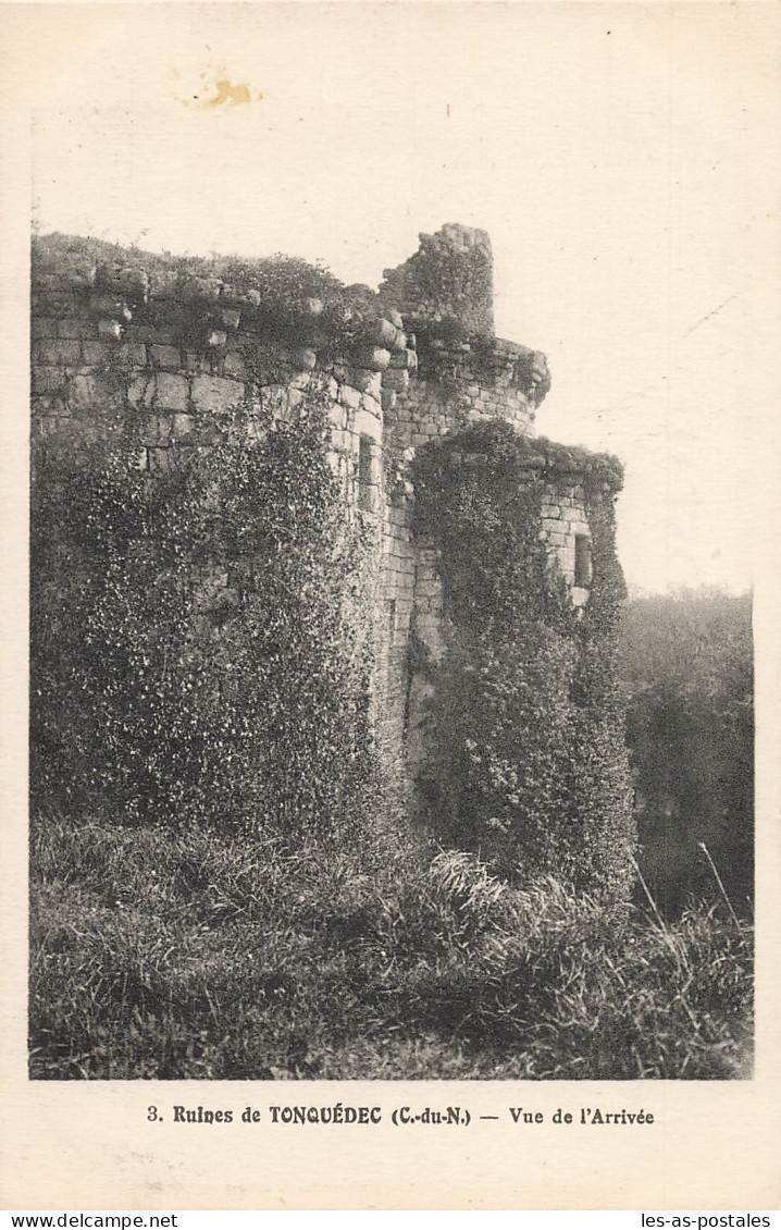 22 TONQUEDEC LES RUINES - Tonquédec