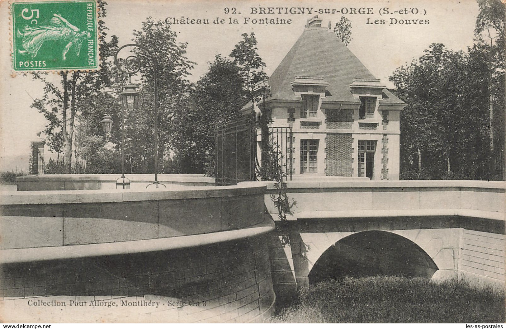 91 BRETIGNY SUR ORGE CHÂTEAU DE LA FONTAINE - Bretigny Sur Orge
