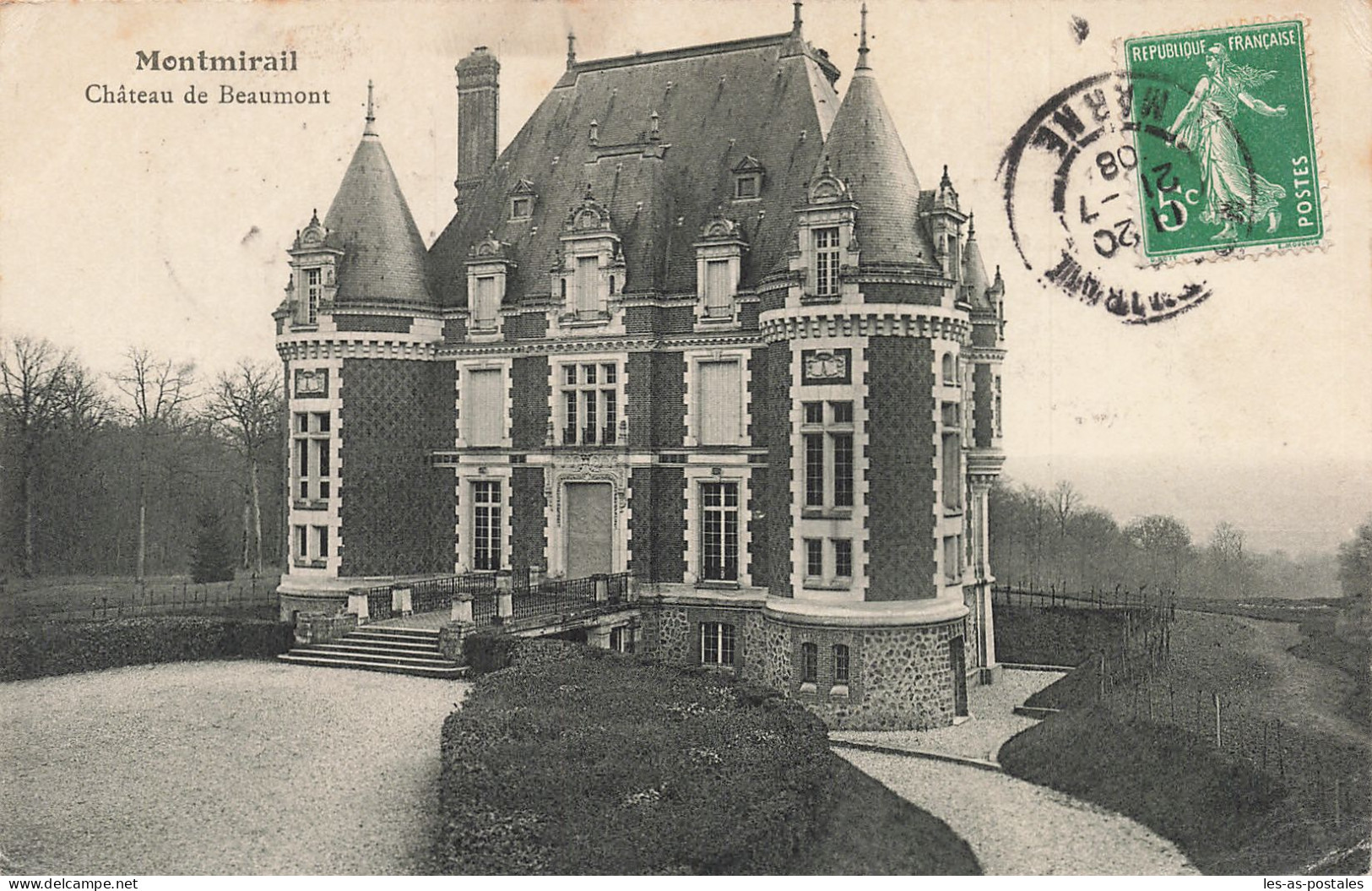 51 MONTMIRAIL CHÂTEAU DE BEAUMONT - Montmirail