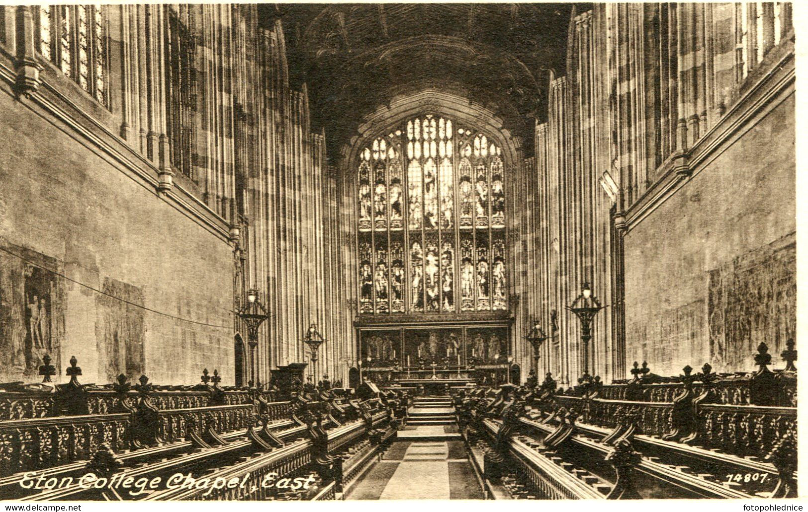 886 Eton College Chapel, East Eton 14807  F. Frith & Co., Ltd., Reigate. Copyright - Andere & Zonder Classificatie