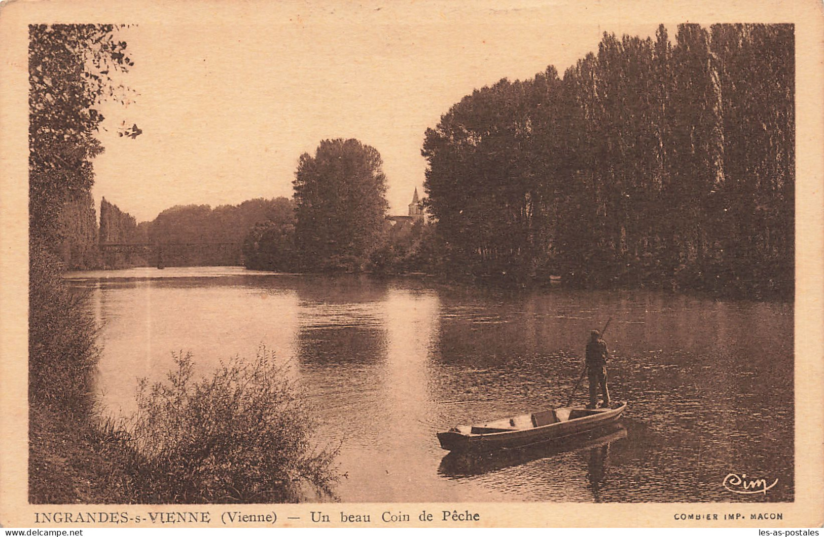 86 INGRANDES SUR VIENNE COIN DE PECHE - Ingrandes