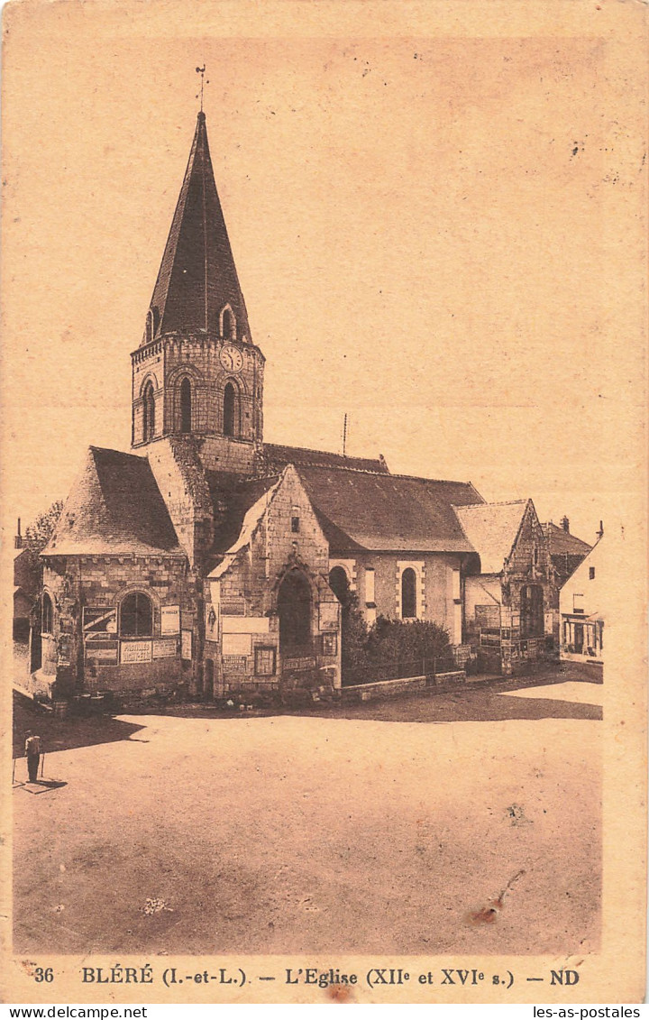 37 BLERE L EGLISE - Bléré