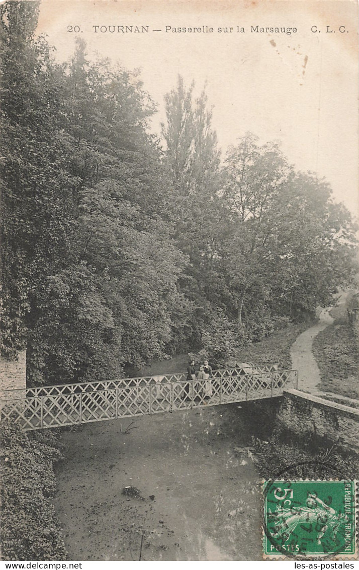 77 TOURNAN PASSERELLE SUR LA MARSAUGE - Tournan En Brie