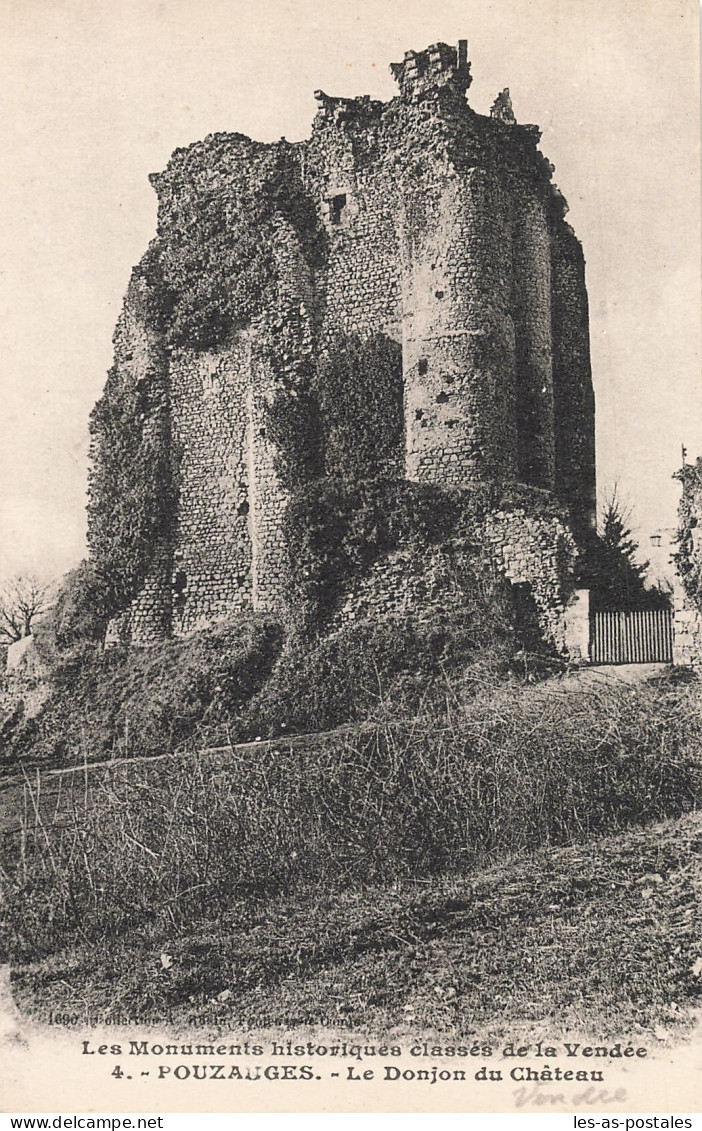 85 POUZAUGES LE CHÂTEAU - Pouzauges