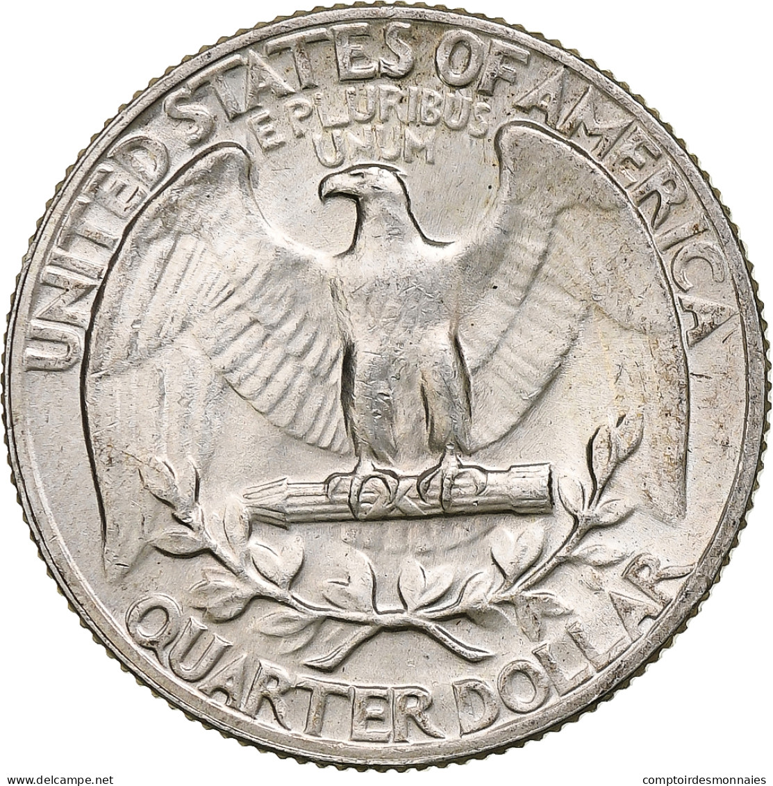 États-Unis, Washington Quarter, 1964, Philadelphie, Argent, TTB+ - 1932-1998: Washington