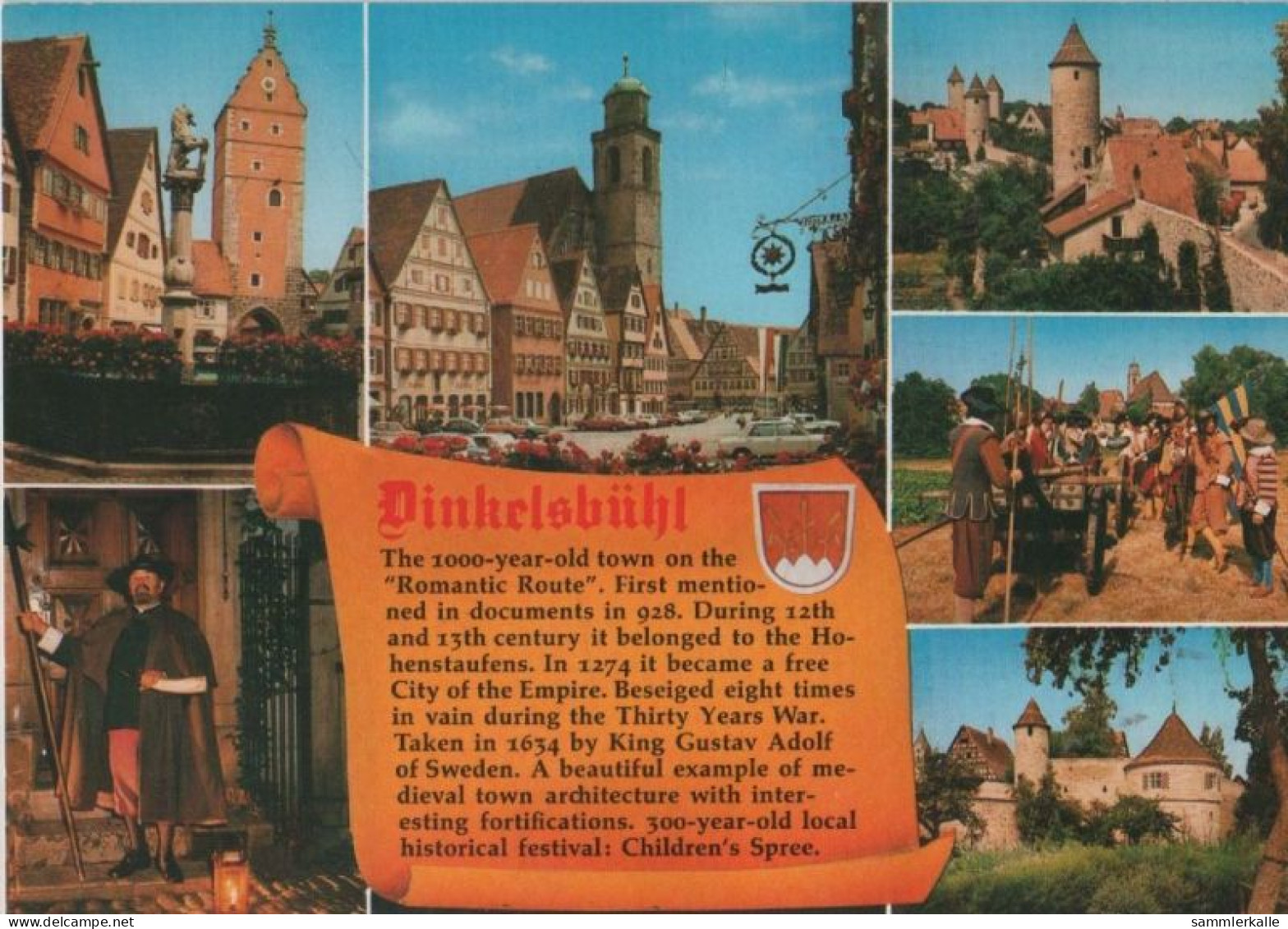 65401 - Dinkelsbühl - Mit 6 Bildern - Ca. 1980 - Dinkelsbuehl