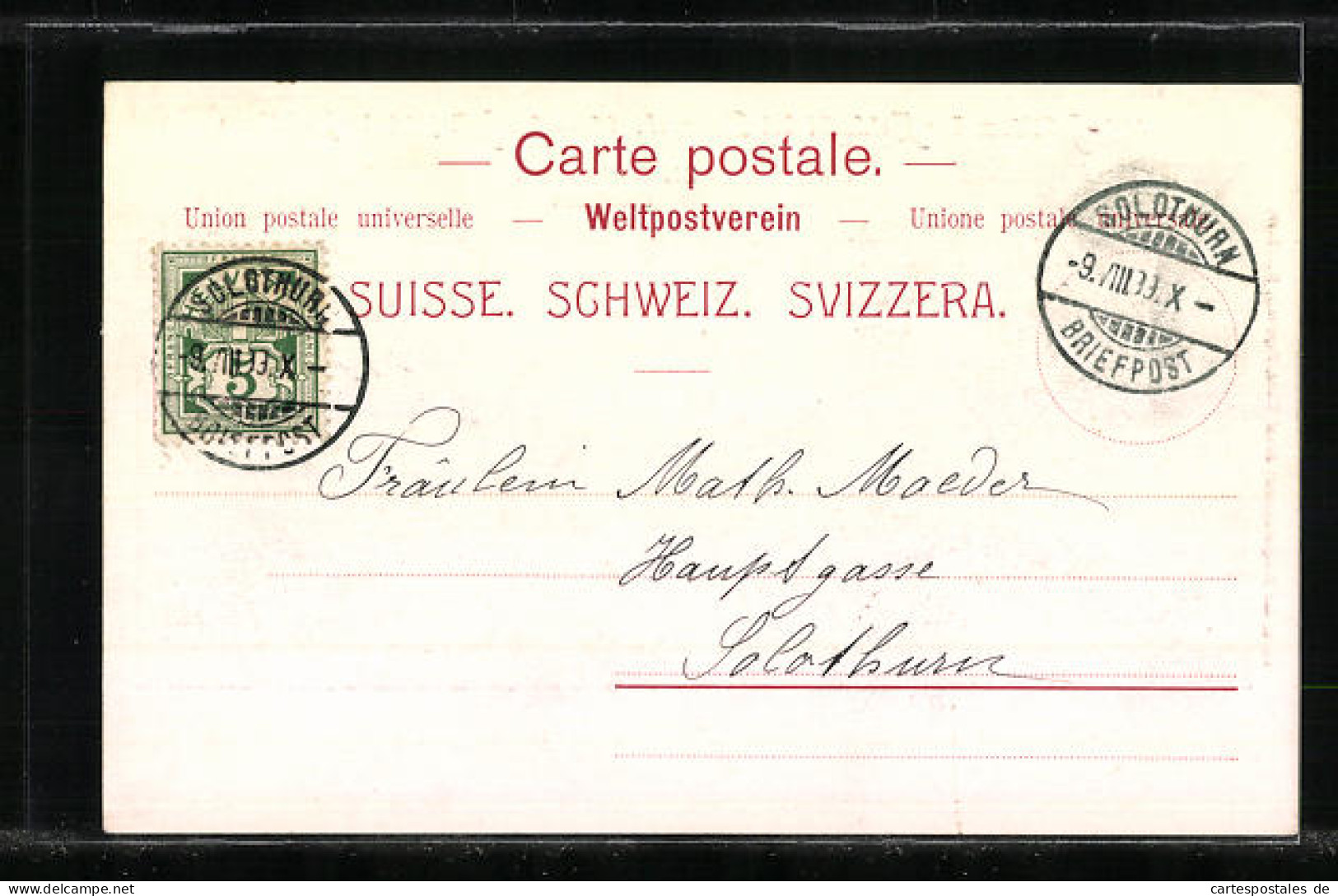 AK Solothurn, 400 Jähr. Jubiläum Der Schlacht Bei Dornach 1899, Festbühne  - Dornach