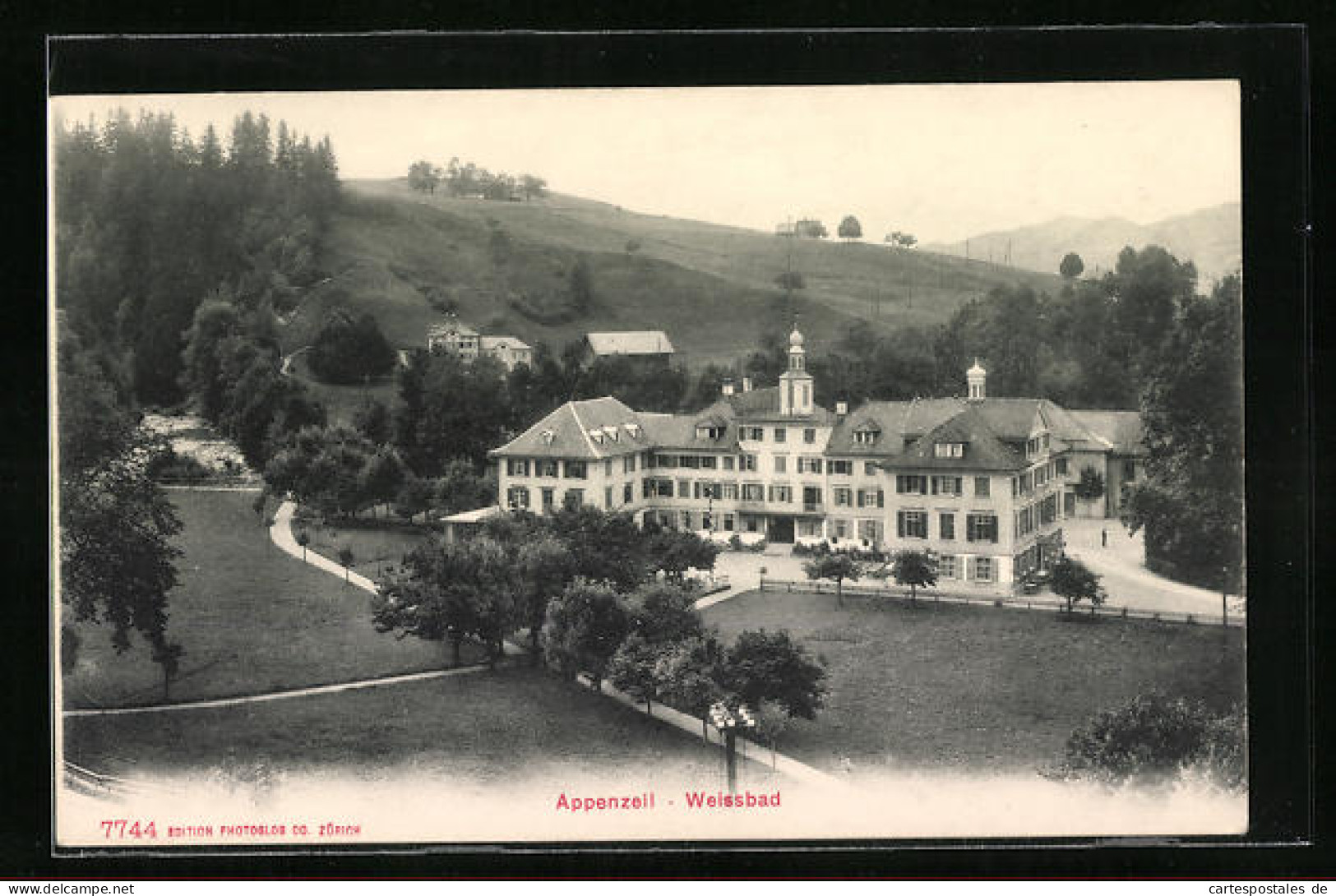 AK Weissbad, Hotel Kurhaus Mit Umgebung  - Weissbad 