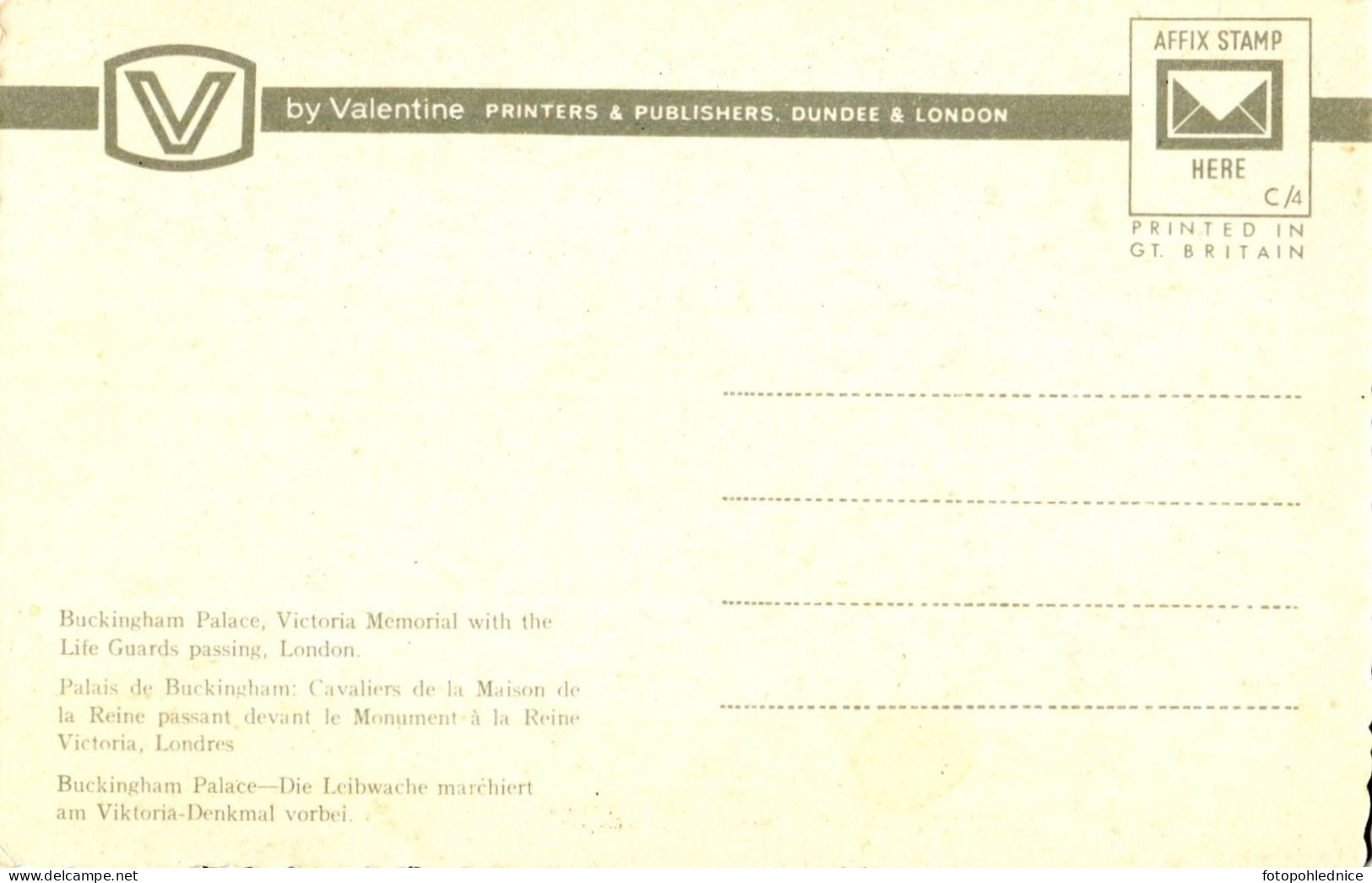 891 London Buckingham Palace PRINTERS & PUBLISHERS, DUNDEE & LONDON - Buckingham Palace