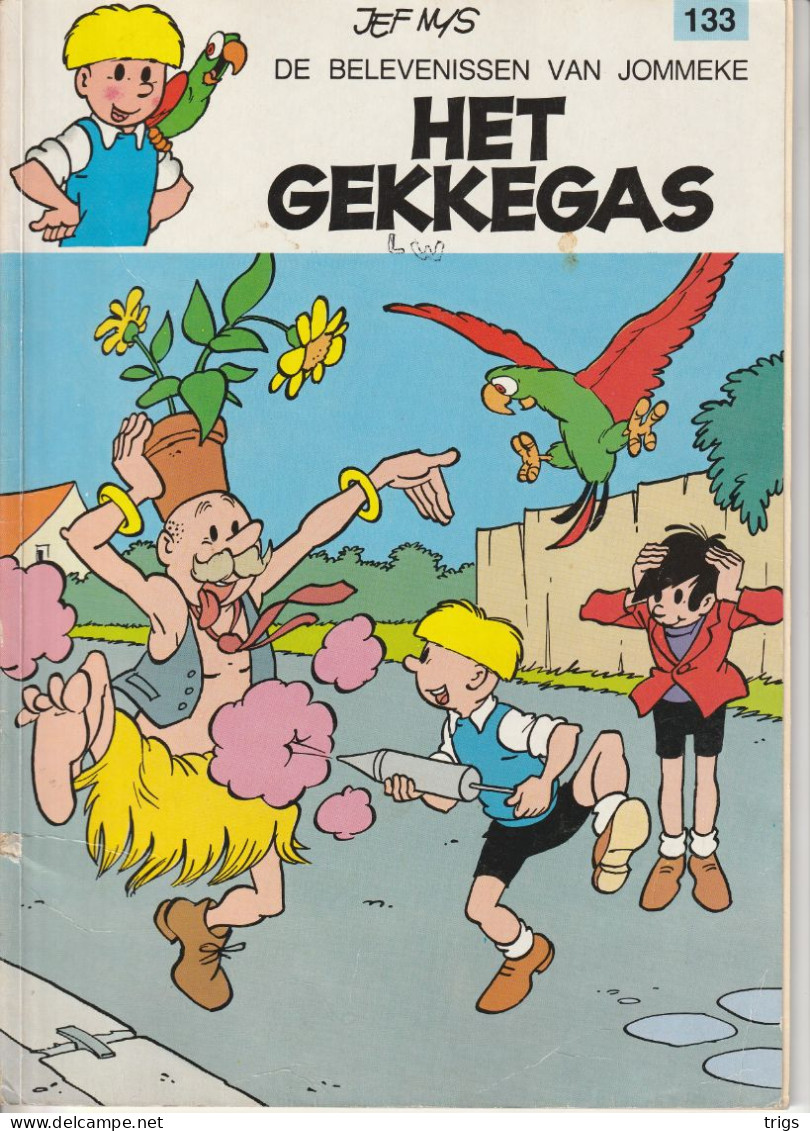 N° 133 - Het Gekkegas - Jommeke