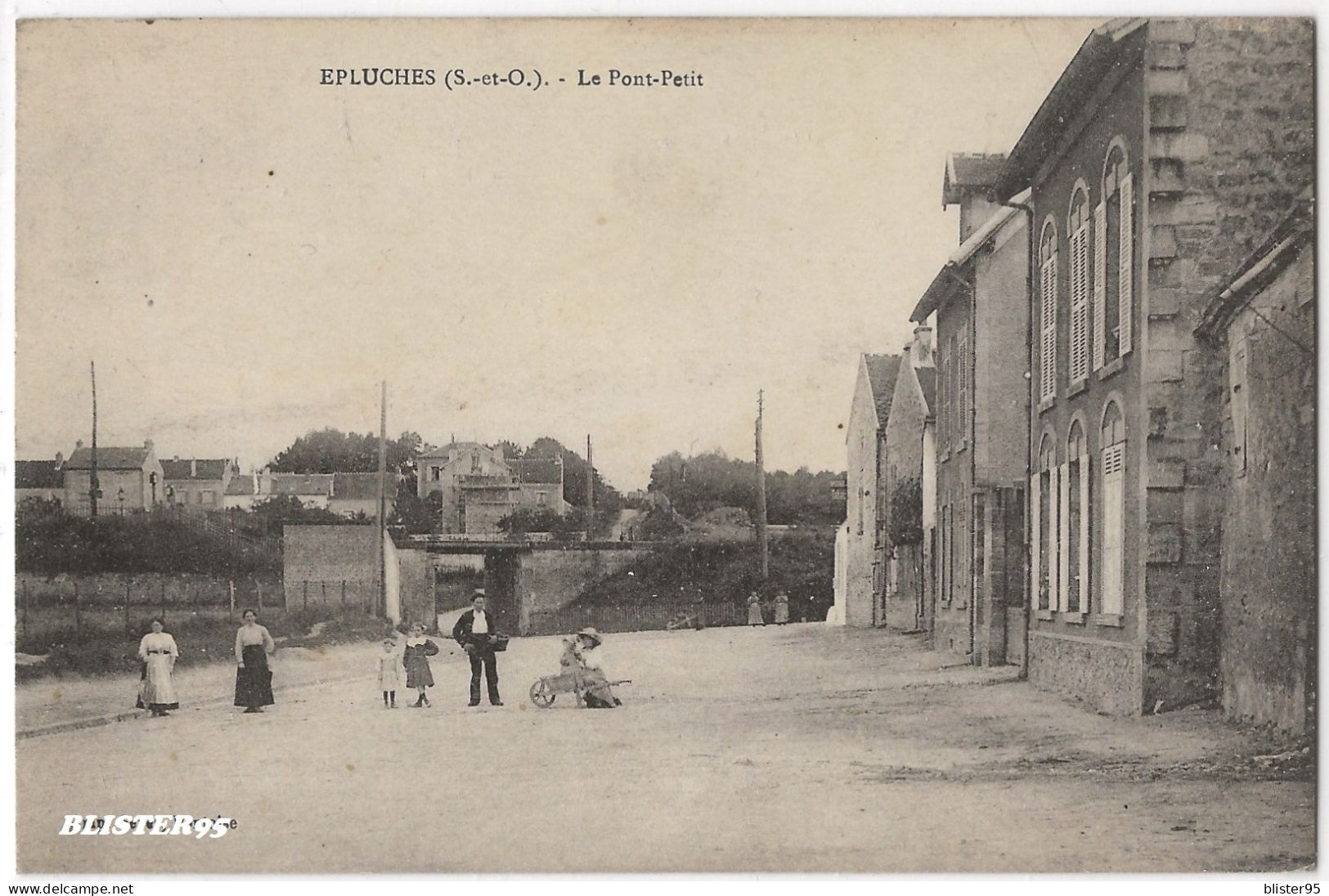 Saint Ouen L Aumone (95) épluches , Pont Petit , Envoyée En 1926 - Saint-Ouen-l'Aumône