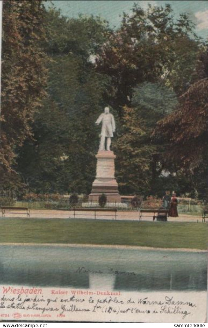 37755 - Wiesbaden - Kaiser-Wilhelm-Denkmal - Ca. 1925 - Wiesbaden