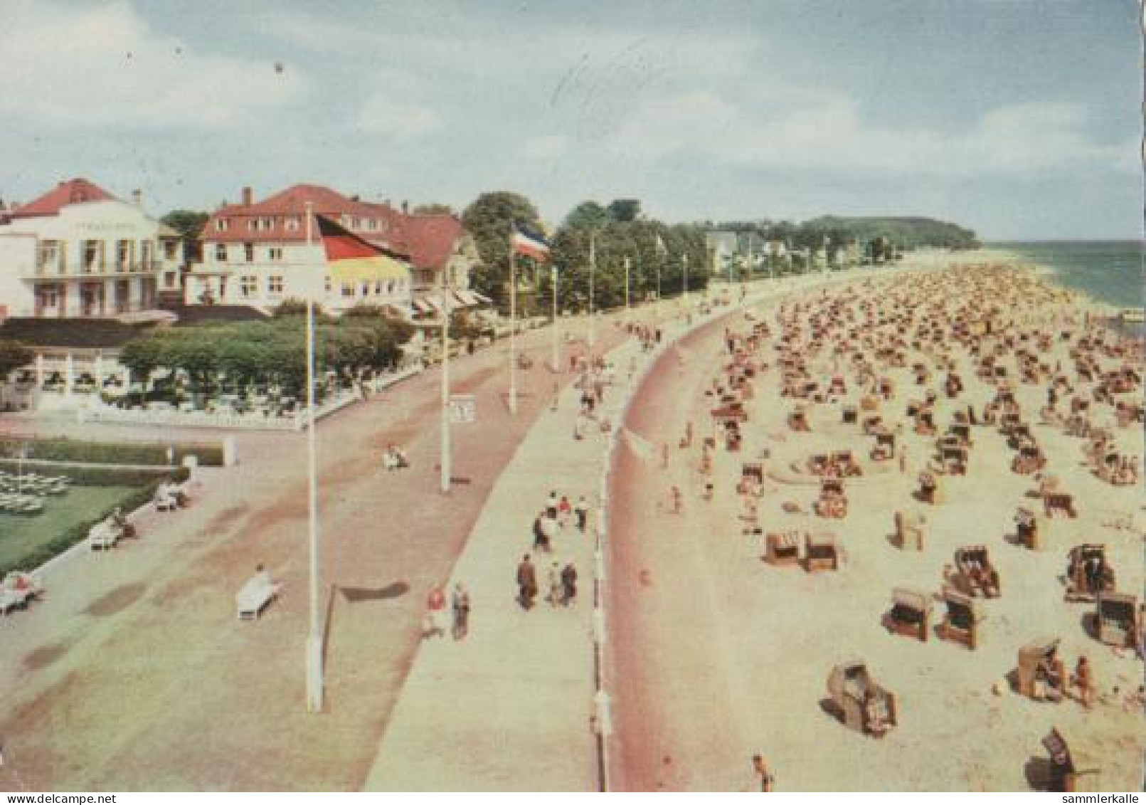 20428 - Lübeck - Travemünde - Promenade - 1959 - Luebeck