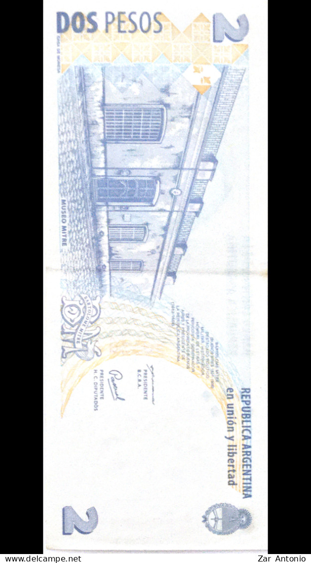 Argentina Banknote XF 2nd Design. 2002 D Bot 3210 - Argentina