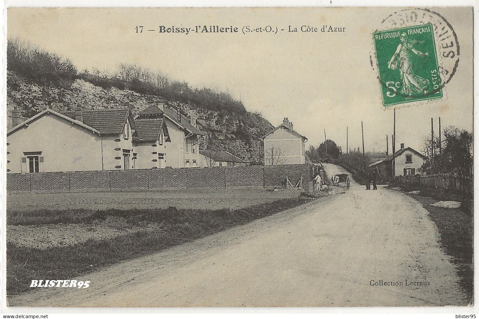 Boissy L Aillerie (95) La Cote D Azur , Envoyée En 1900/1910 - Boissy-l'Aillerie