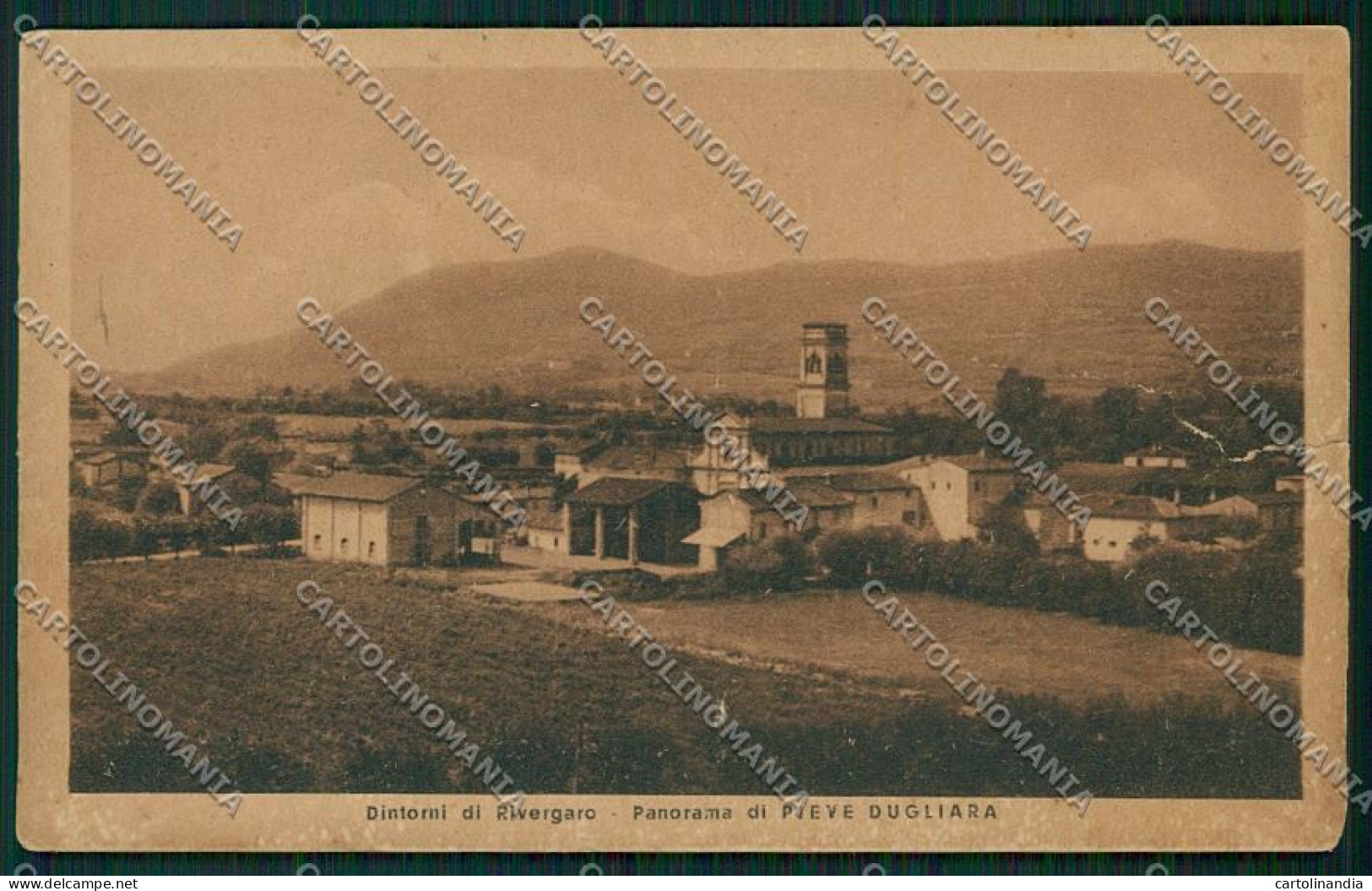 Piacenza Rivergaro Pieve Dugliara STRAPPO Cartolina QQ9817 - Piacenza