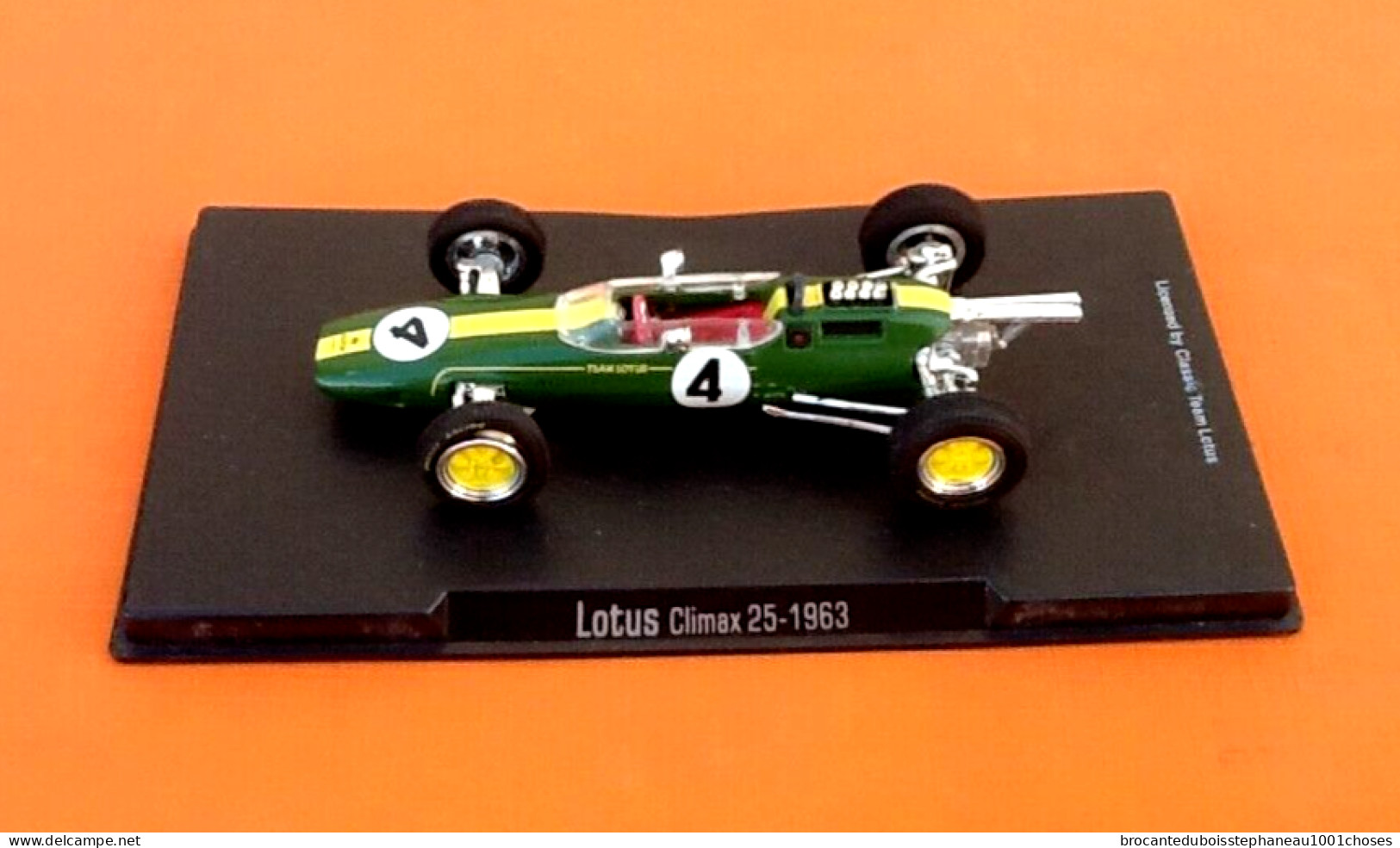 Voiture Miniature    Lotus Climax  25   (1963)    Echelle : 1/43ème   RBA Collectibles - Altri & Non Classificati