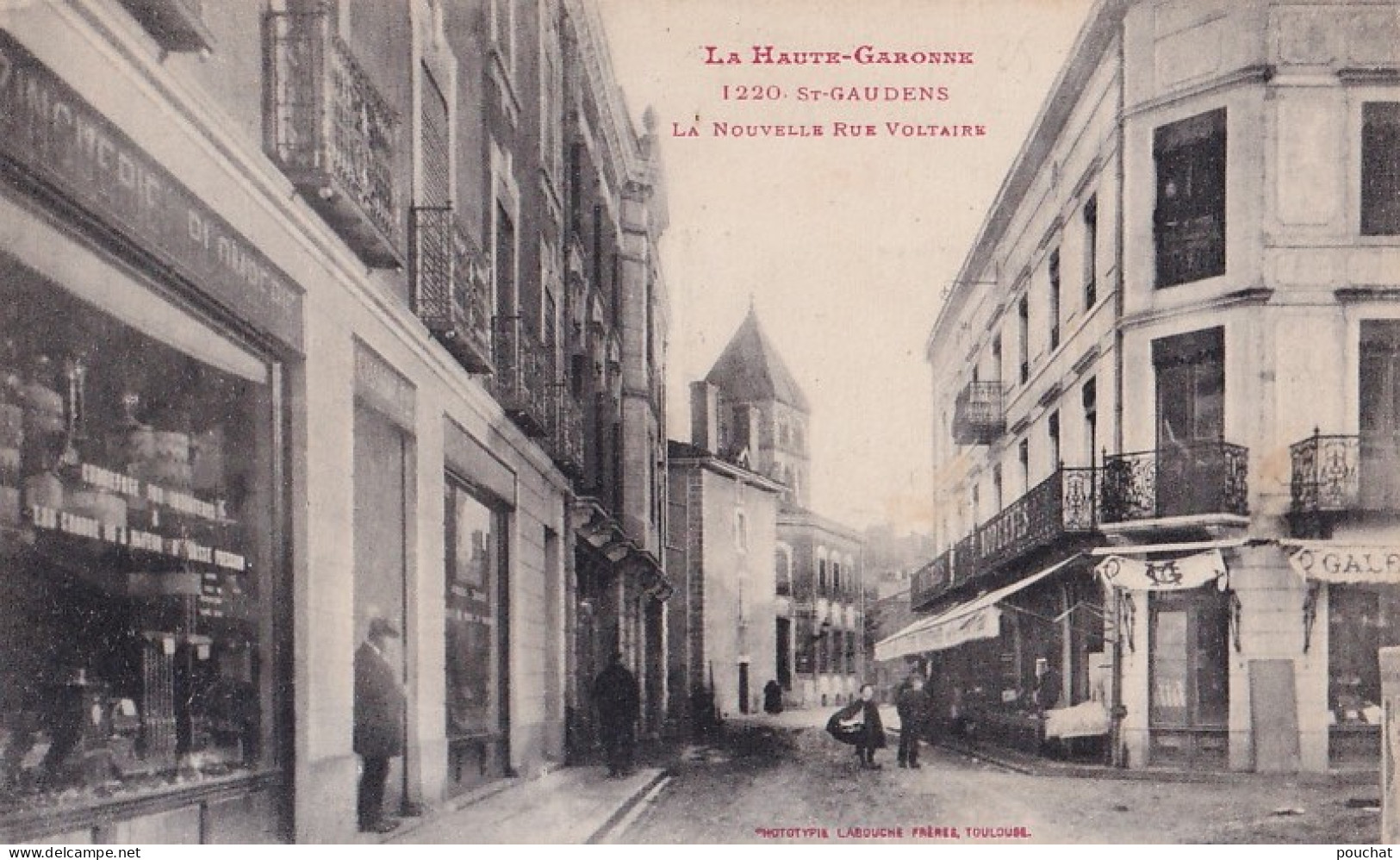 C2-31) SAINT GAUDENS - LA NOUVELLE RUE VOLTAIRE - EN 1919 - ( 2 SCANS ) - Saint Gaudens