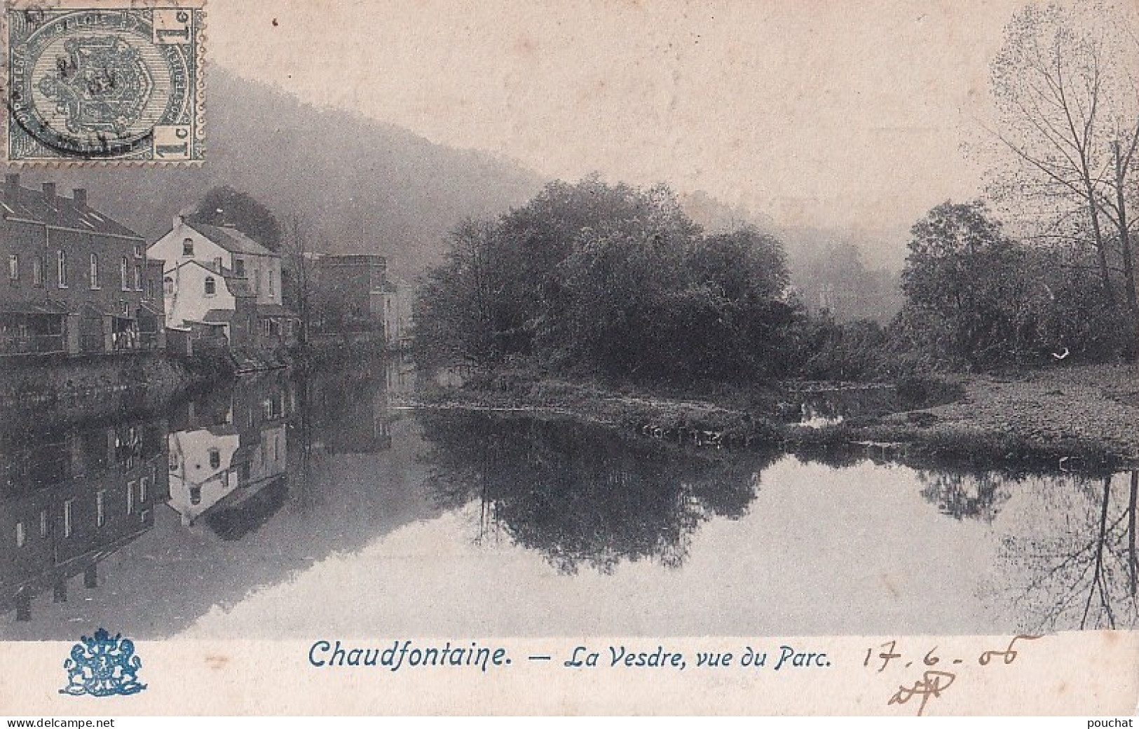 C4- CHAUDFONTAINE - LA VESDRE - VUE DU PARC - EN  1906 - Chaudfontaine