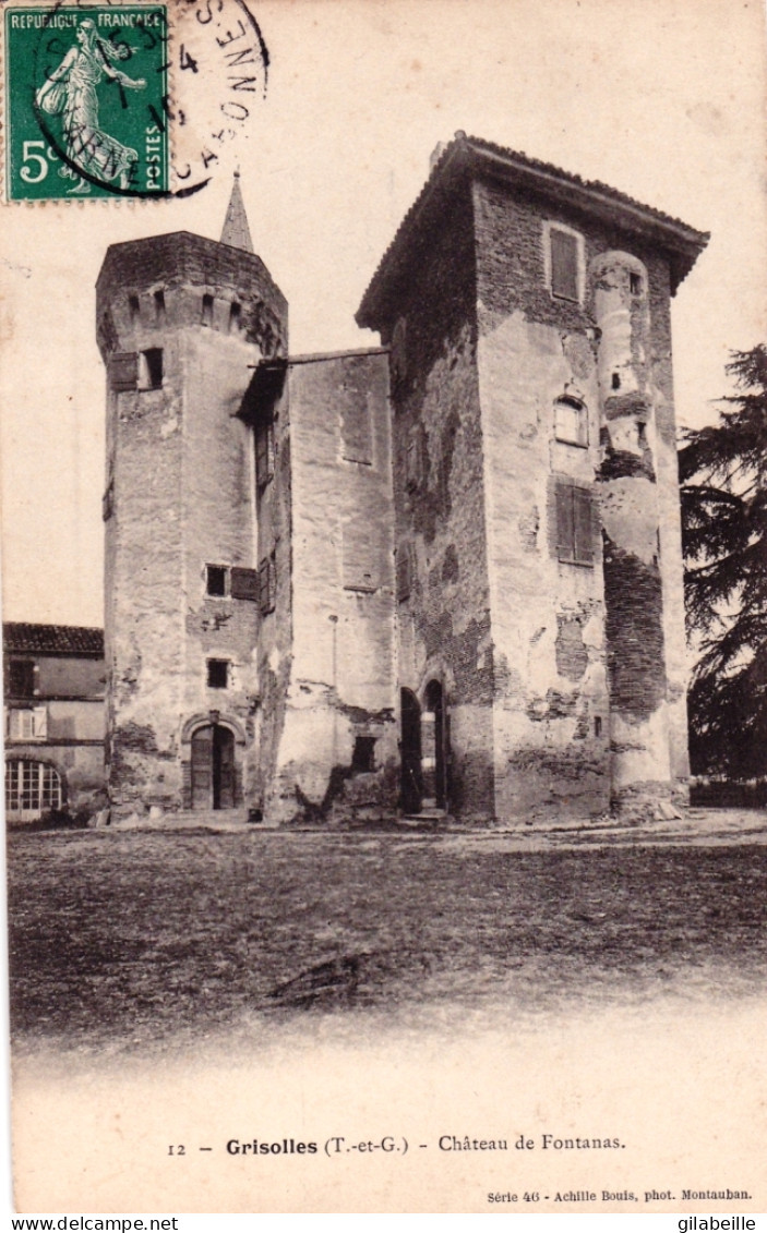 82 - Tarn Et Garonne -  GRISOLLES - Chateau De Fontanas - Grisolles