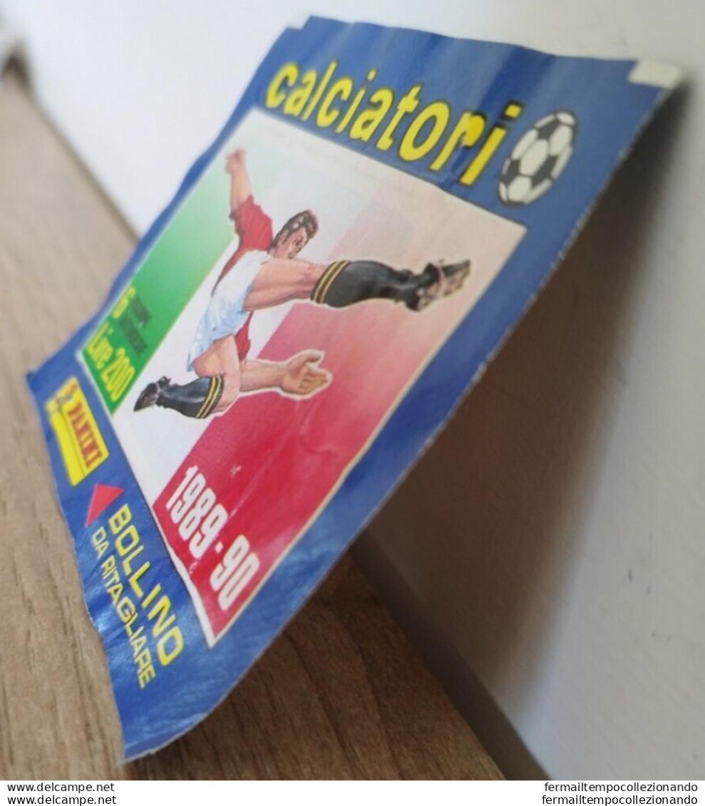 Bh6 Bustina Sigillata Figurine Sticker Cards Calciatori Panini 19891990 Lire 200 - Altri & Non Classificati