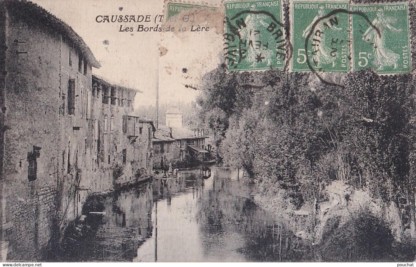 C25-82) CAUSSADE - LES BORDS DE LA LERE - Caussade