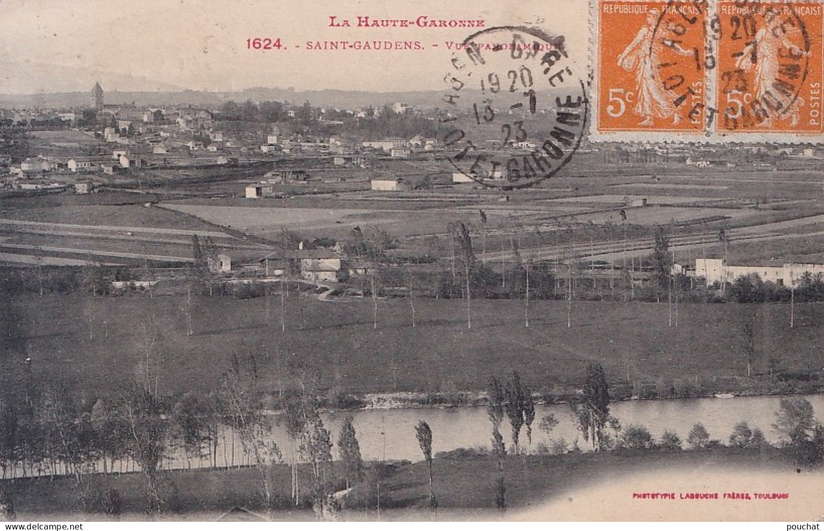 C25-31) SAINT GAUDENS - HAUTE GARONNE - VUE PANORAMIQUE - EN  1923 - Saint Gaudens