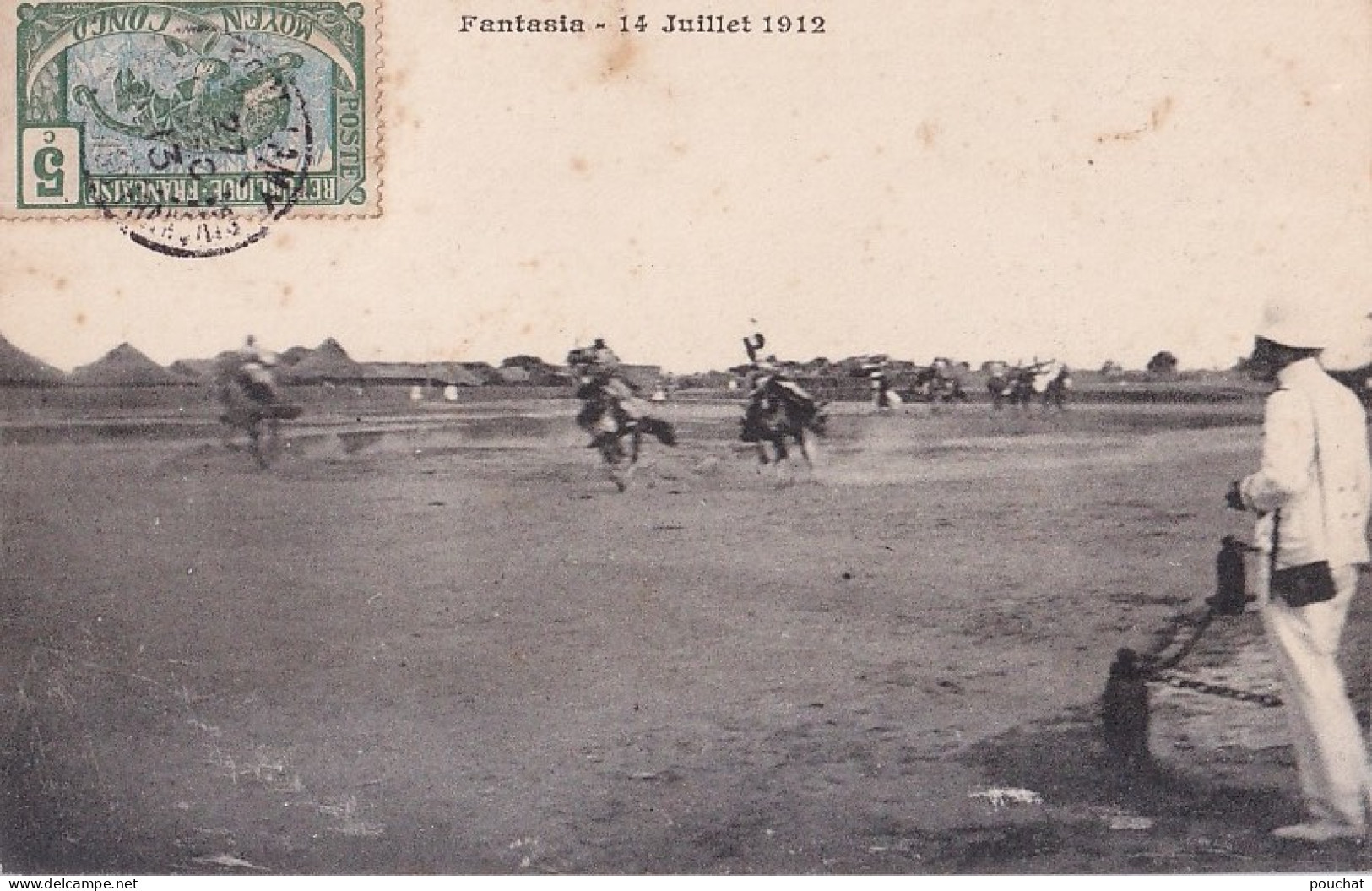 C26- FANTASIA - TCHAD - 14 JUILLET 1912 - ( 2 SCANS ) - Tchad