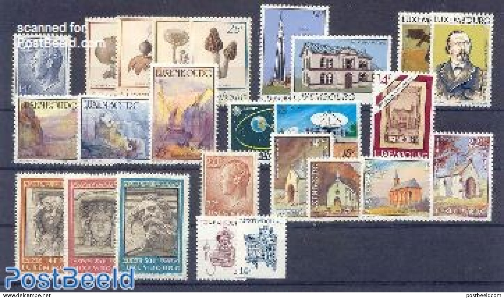 Luxemburg 1991 Yearset 1991, Complete, 25v, Mint NH, Various - Yearsets (by Country) - Neufs