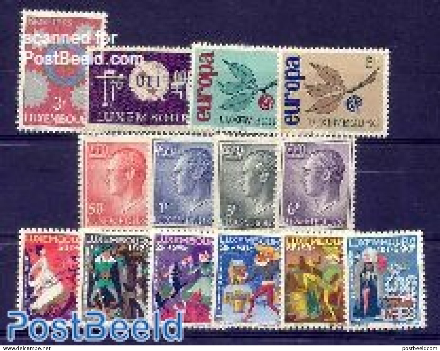 Luxemburg 1965 Yearset 1965, Complete, 14v, Mint NH, Various - Yearsets (by Country) - Neufs